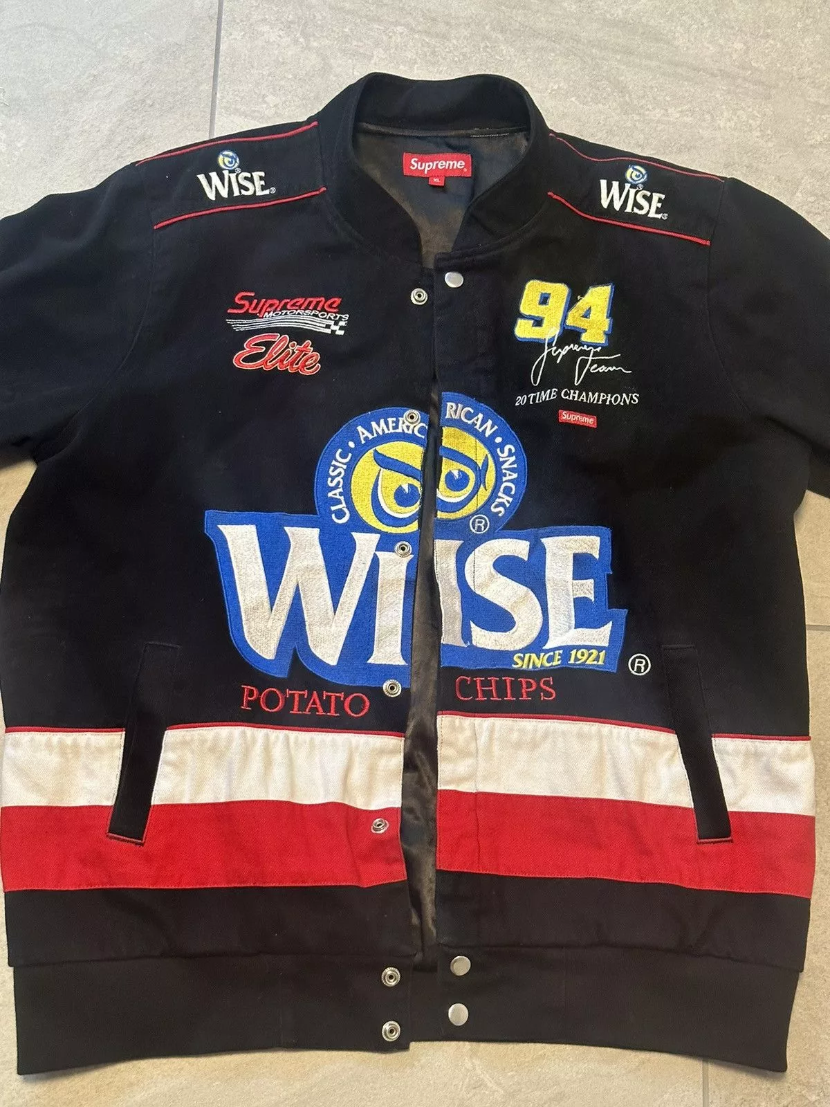 Supreme Bombers Supreme Wise Jacket Black