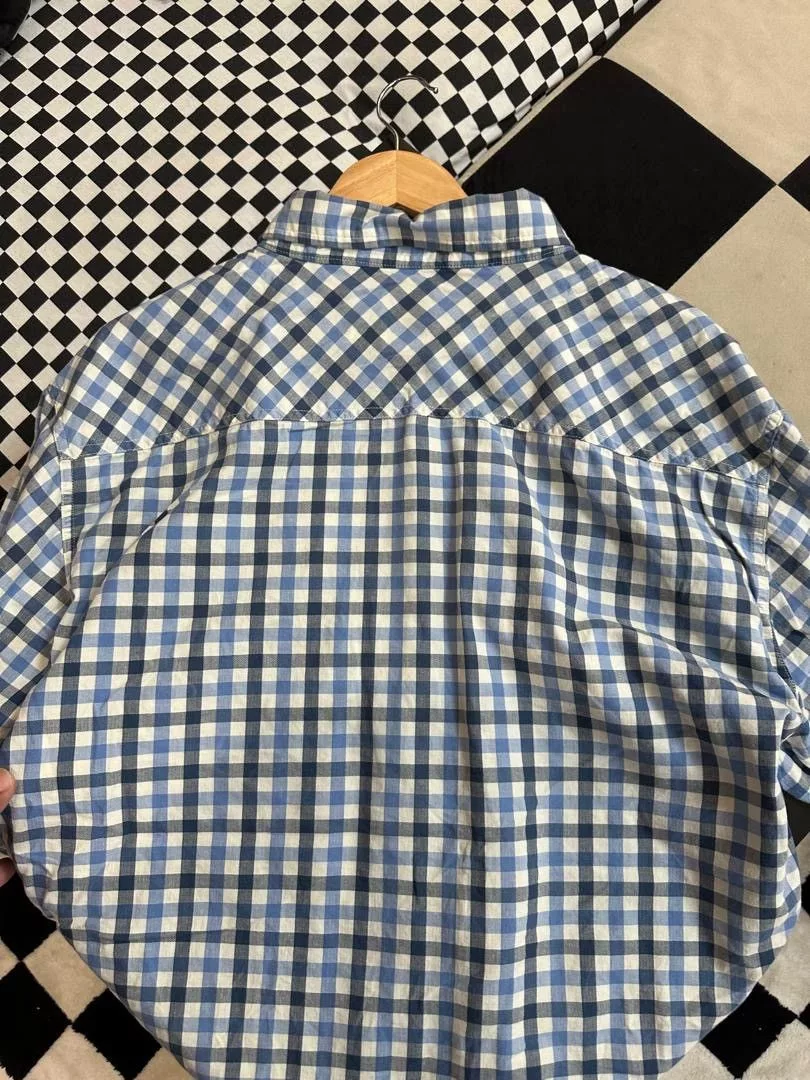 Dickies Shirts Button Ups Dickies × Vintage DICKIES CHECKERED BUTTON UP SHIRT Blue Streetwear