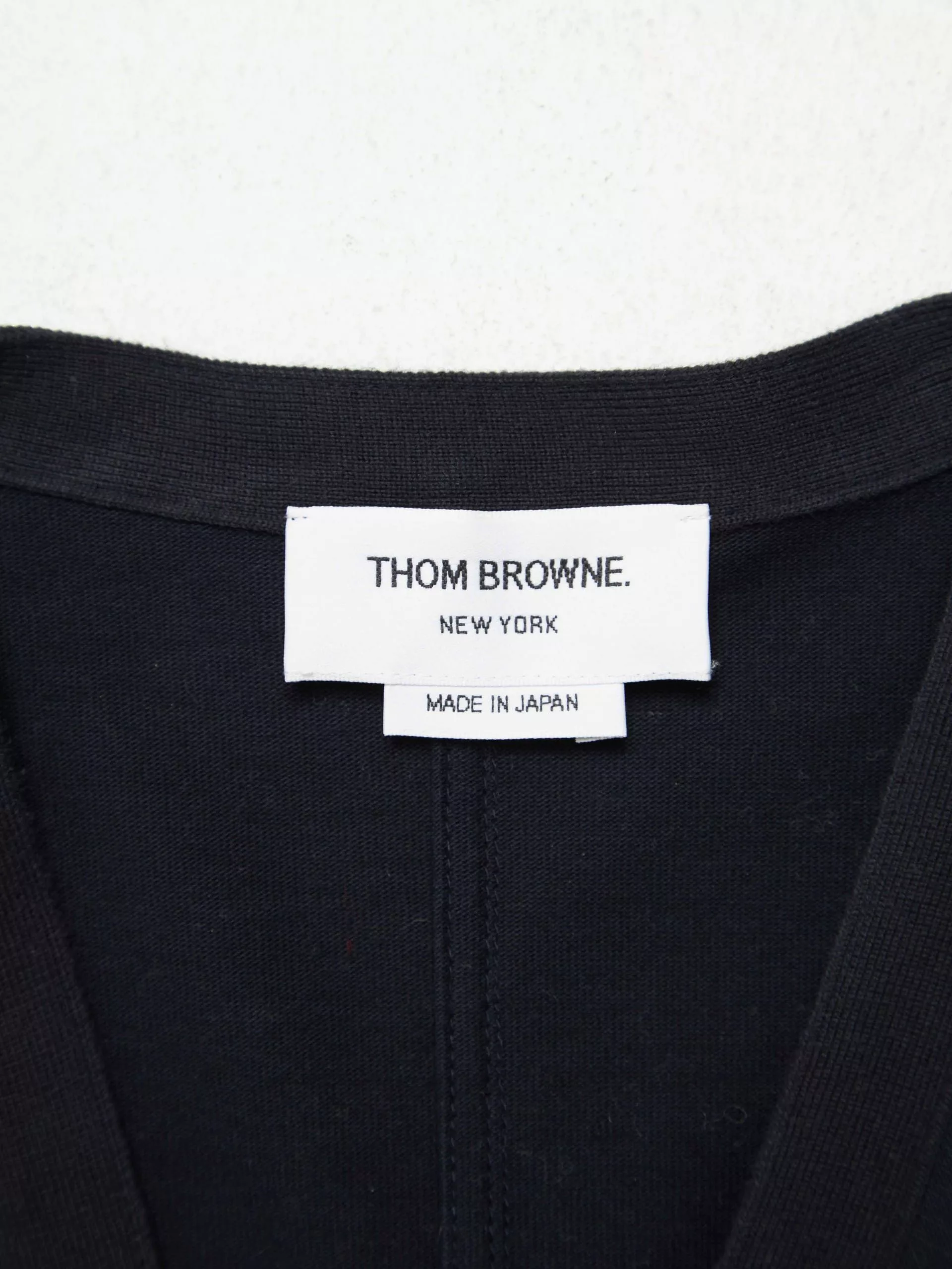 Thom Browne Light Jackets Thom Browne Dark Navy Cotton Blazer Jacket Blue