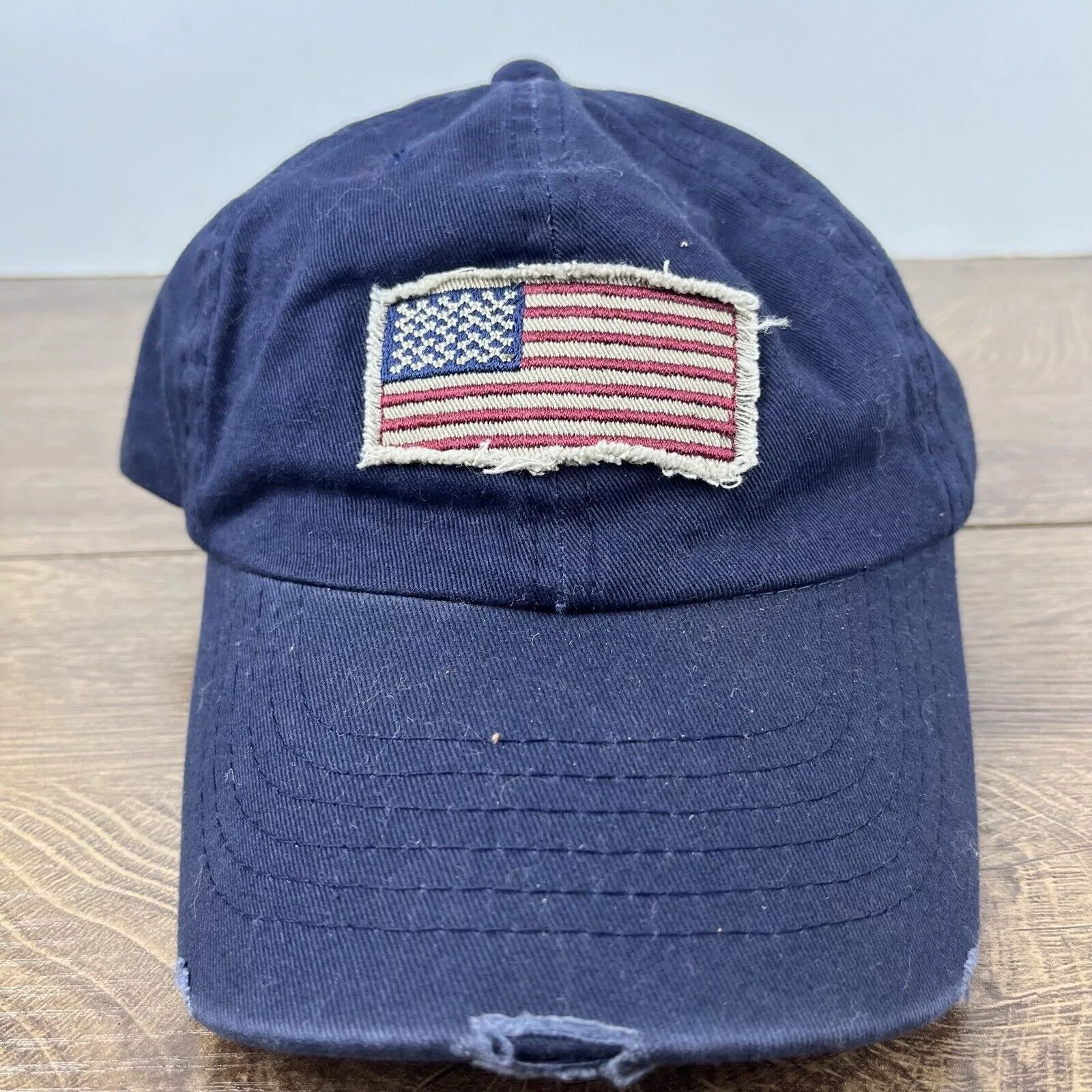 Other Hats Other American Flag Patch Hat USA Flag Hat Blue Adjustable Hat Blu