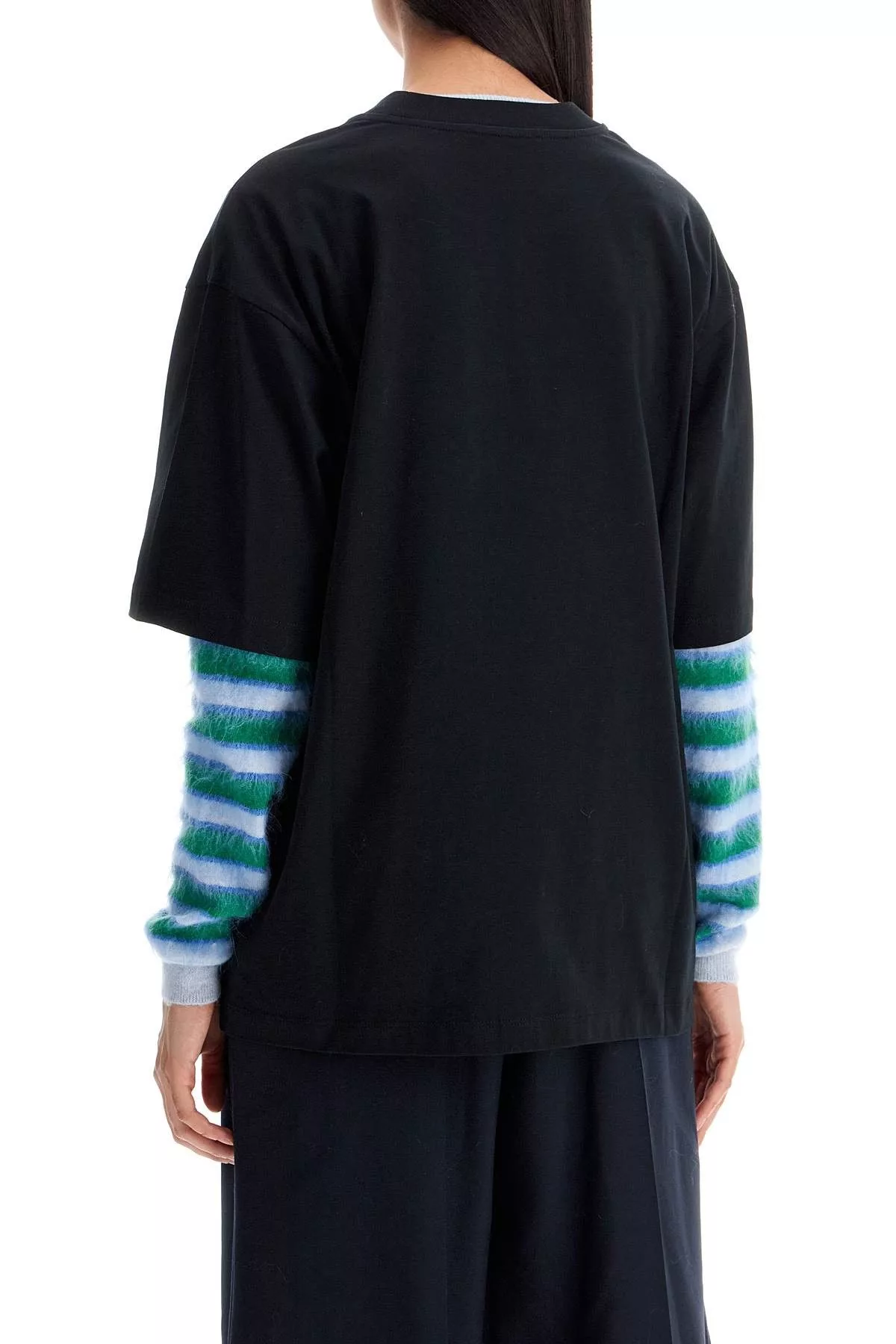 Marni Polos MARNI Oversized Logo T Black