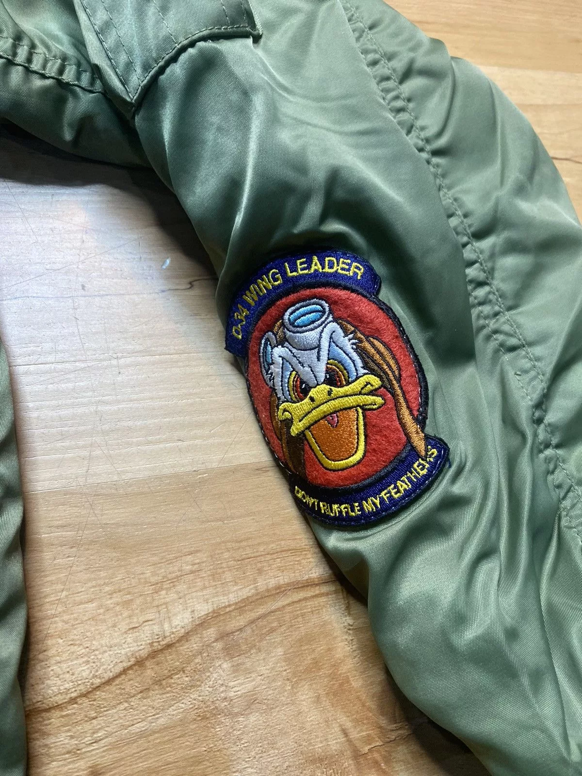 Disney Bombers Disney × Mickey Mouse Mickey Mouse Bomber jacket Green