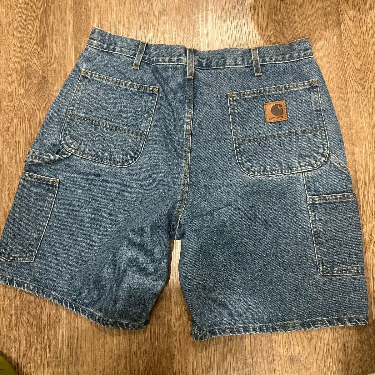 Carhartt Shorts Carhartt × Vintage Carhartt single knee denim short Blue