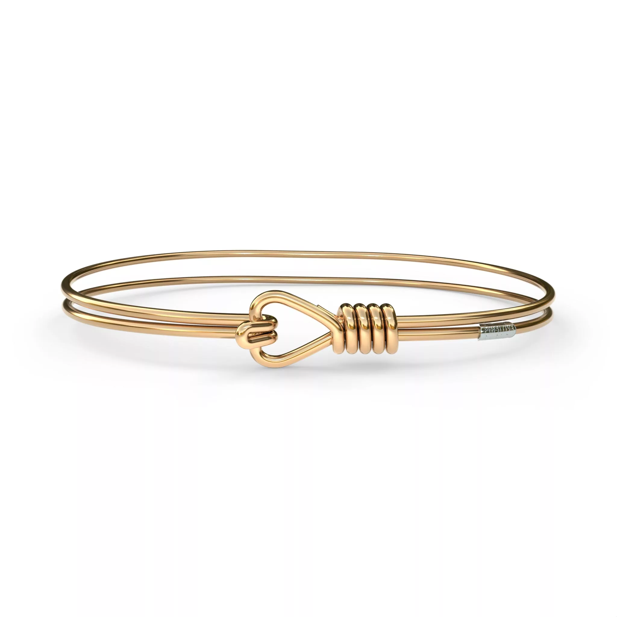 Wire Jewelry Bracelet | Metalystic Platinum gold Love Knot bracelet