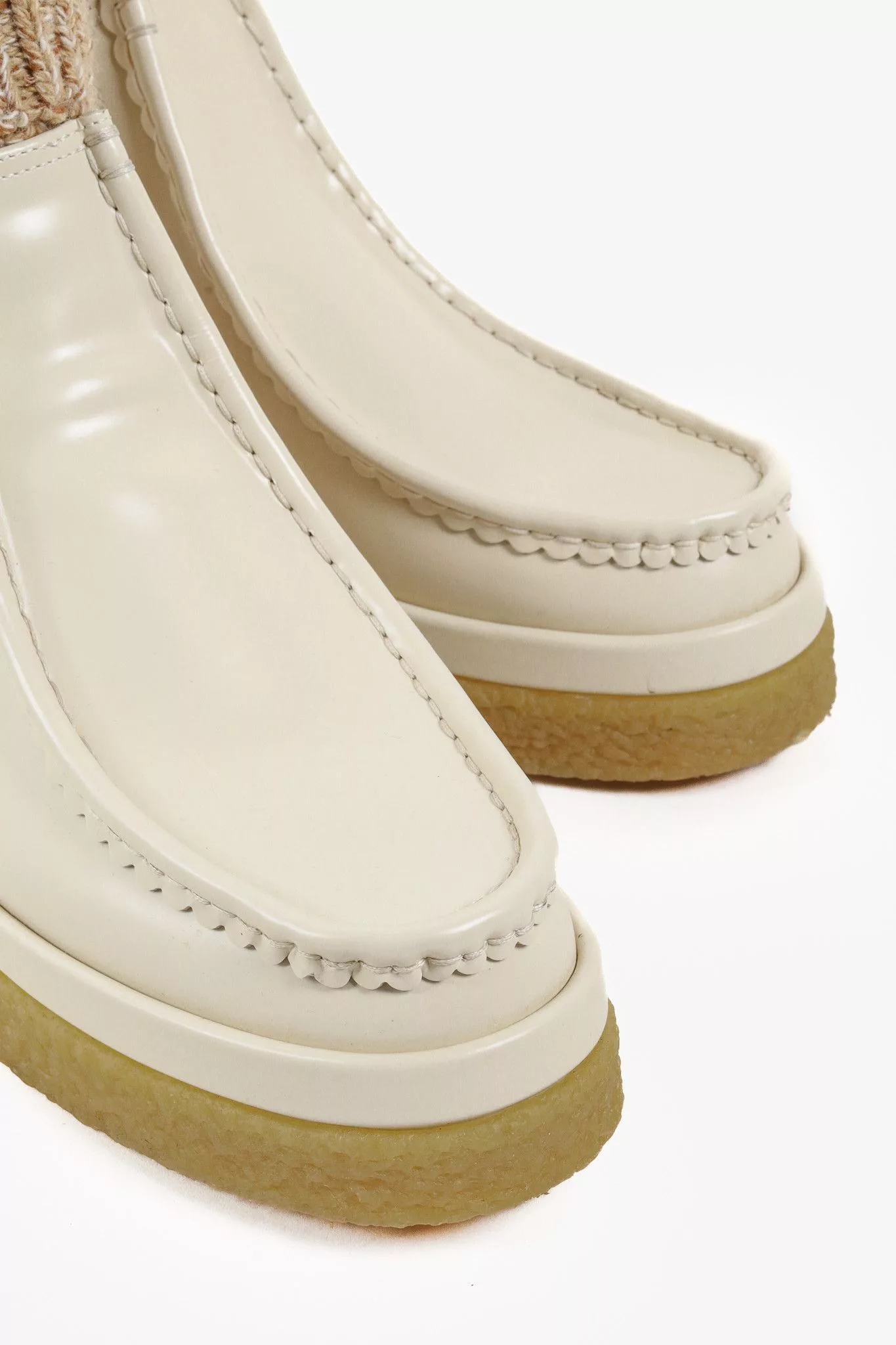 Chloe Boots Chloe Beige Jamie Sock Boots Multi