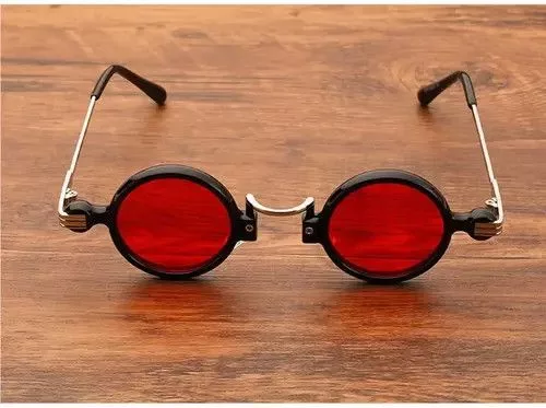 Vintage Sunglasses Vintage Retro punk sunglasses Red