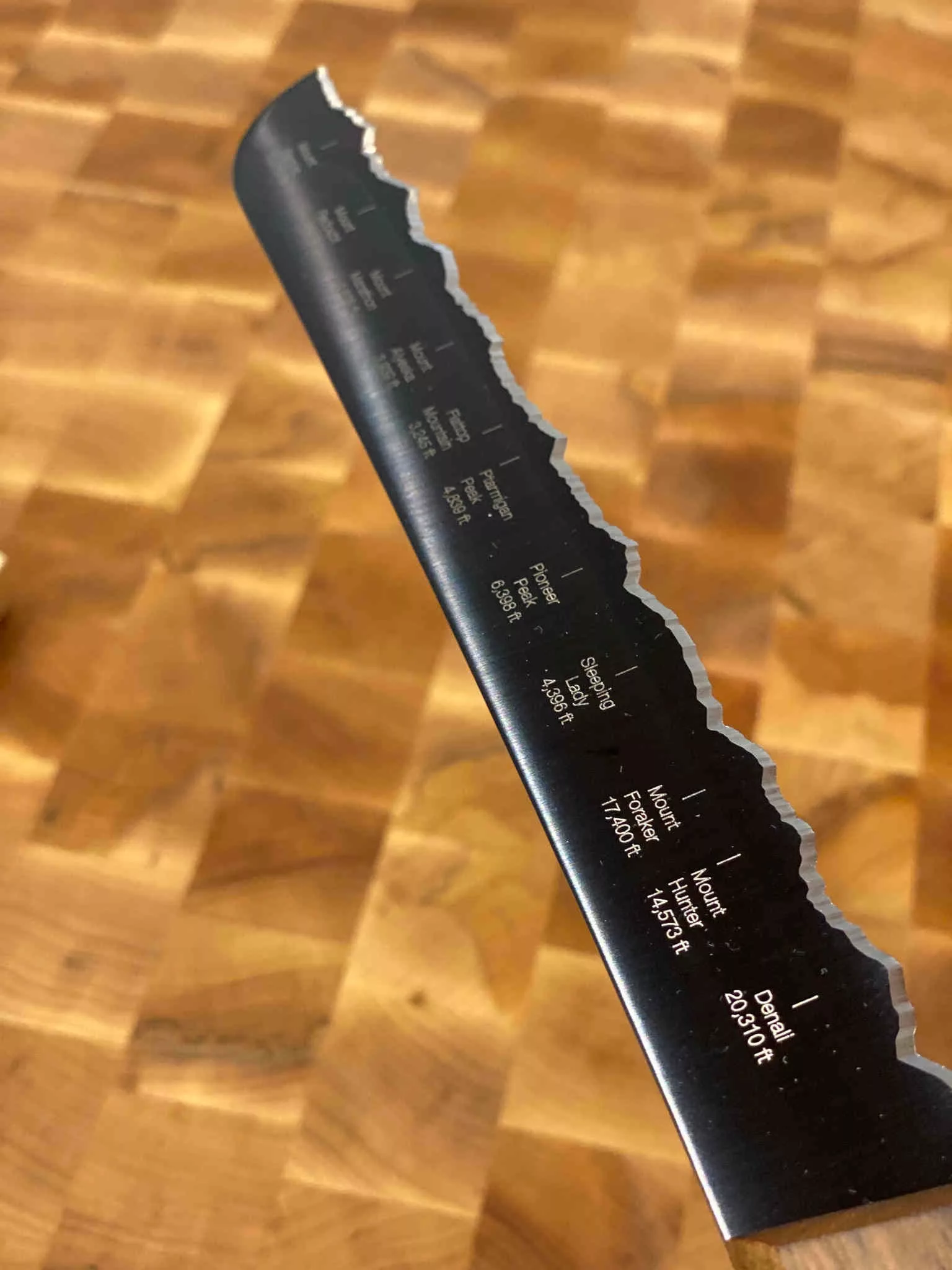 Black Bread Knife Best of Alaska