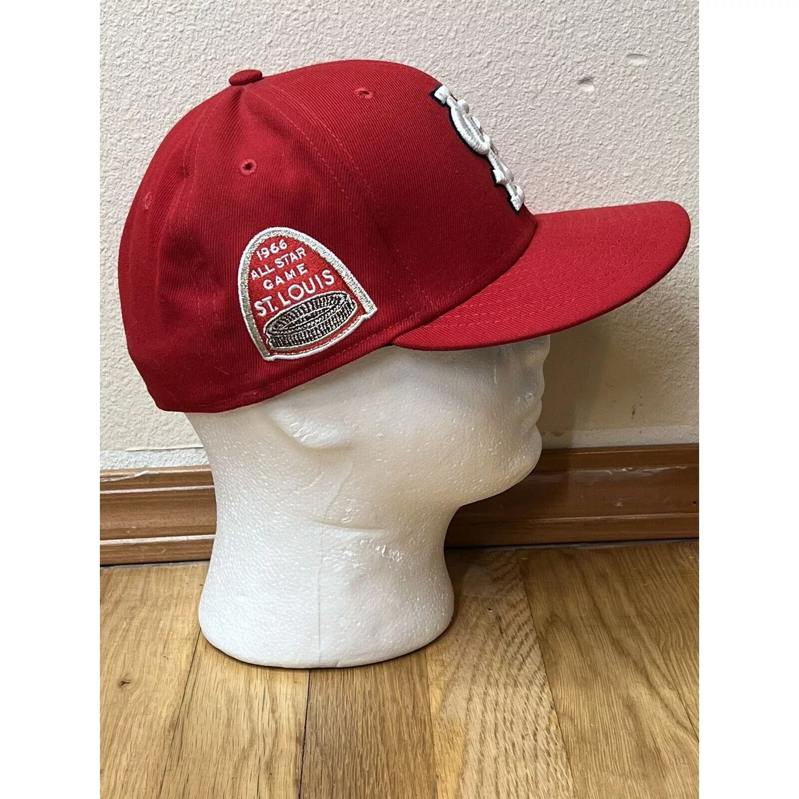 New Era Hats New Era St Louis Cardinals 1966 All Star Game Red Hat Size 7