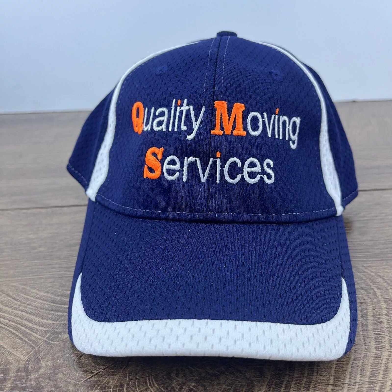 Other Hats Other QMS Hat Quality Moving Services Hat Blue Cap Adjustable Blue