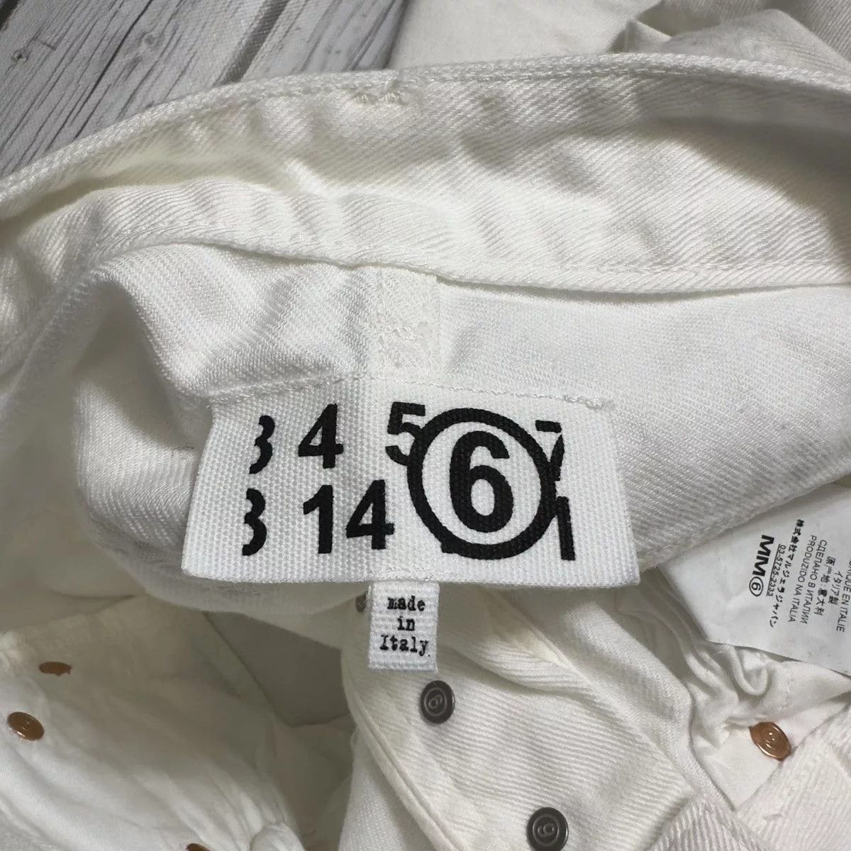 Maison Margiela Jeans Maison Margiela MM6 jeans White