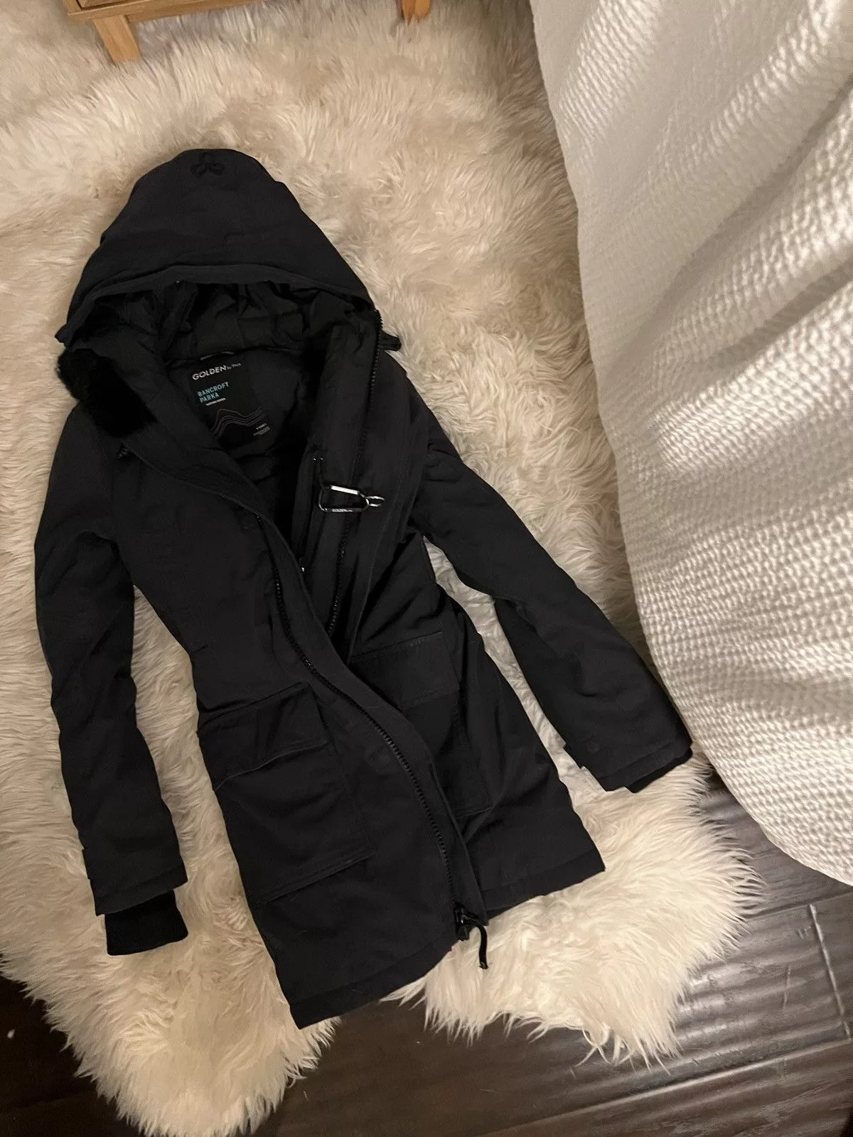 Aritzia Down Jackets BLACK ARITZIA BANCROFT PARKA