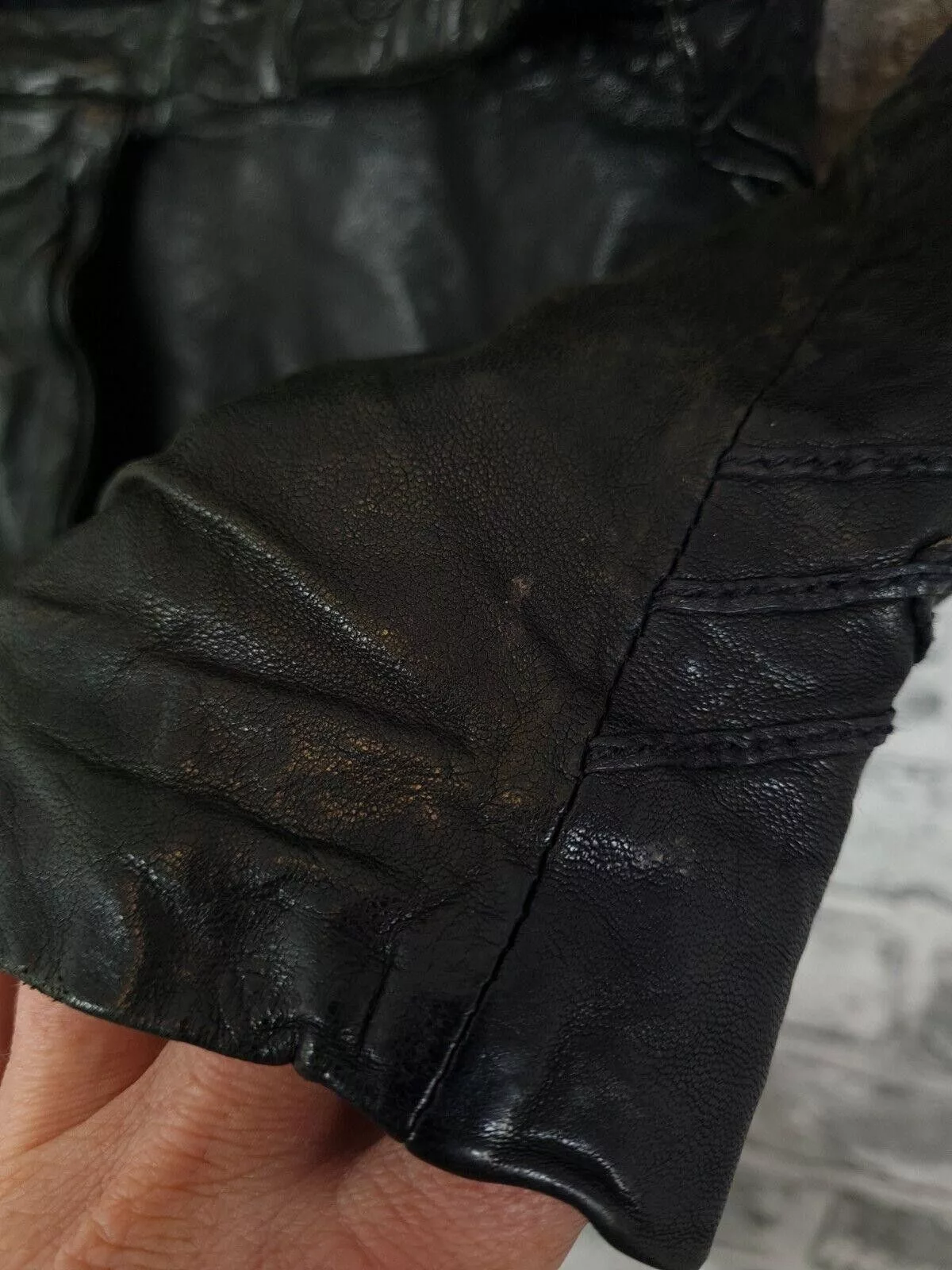 Allsaints Jackets Allsaints All Saints Leather Uk 10 KARST Leather Tailcoat Steampunk Black