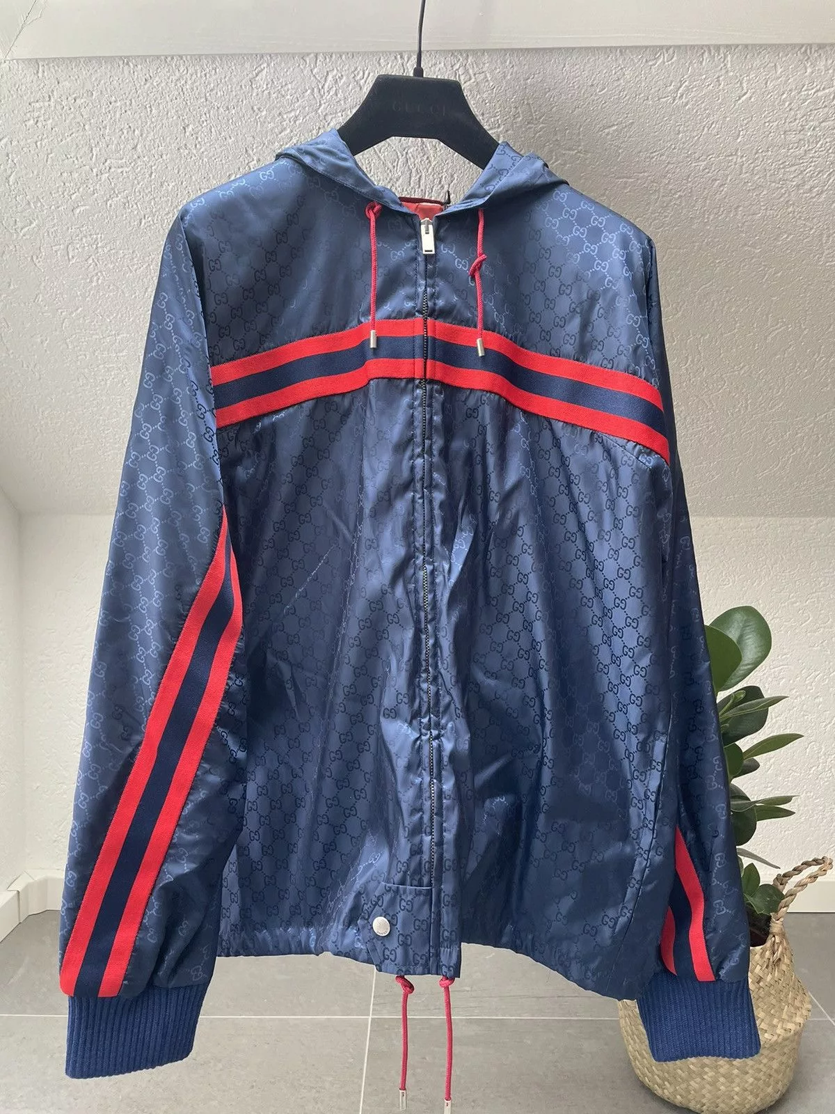 Gucci Light Jackets Gucci GG jacquard nylon jacket Multi