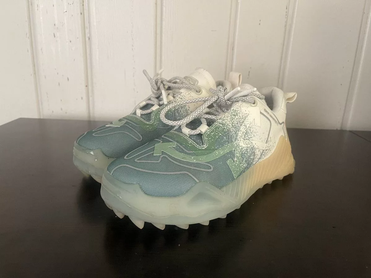 Off-White Low Top Sneakers Off-White ODSY-1000 'Ombre Cream Green'