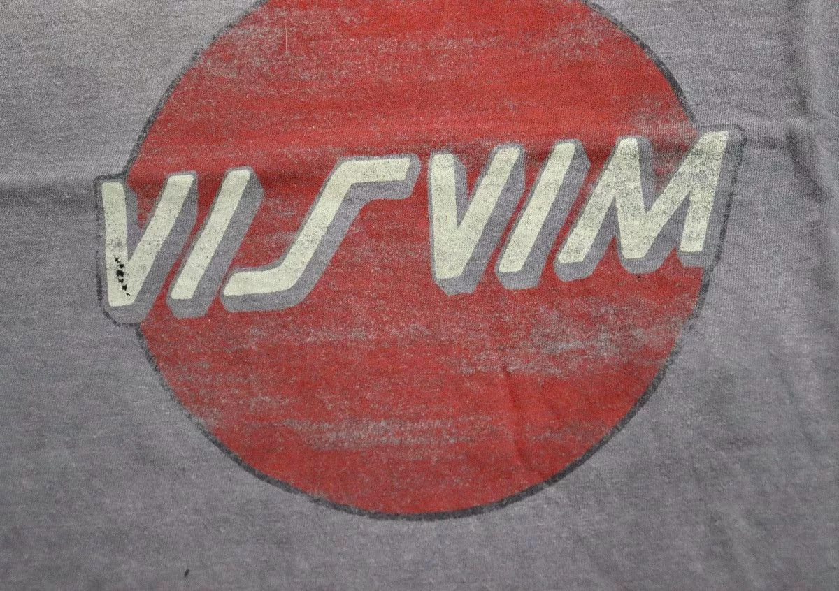 Visvim Short Sleeve T Shirts Visvim 22aw Jumbo Tee Crash，size5 Black