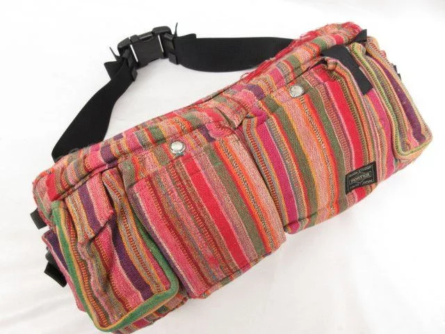 Comme des Garcons Bags Luggage Comme des Garcons Bag Multi Pocket Total Pattern Multicolor
