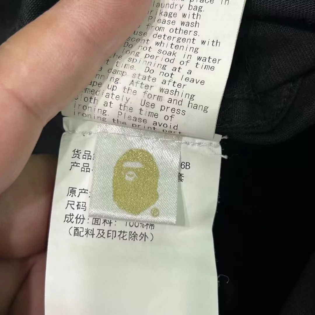 Bape Jackets Bape SHARK HOODIE JACKET Black