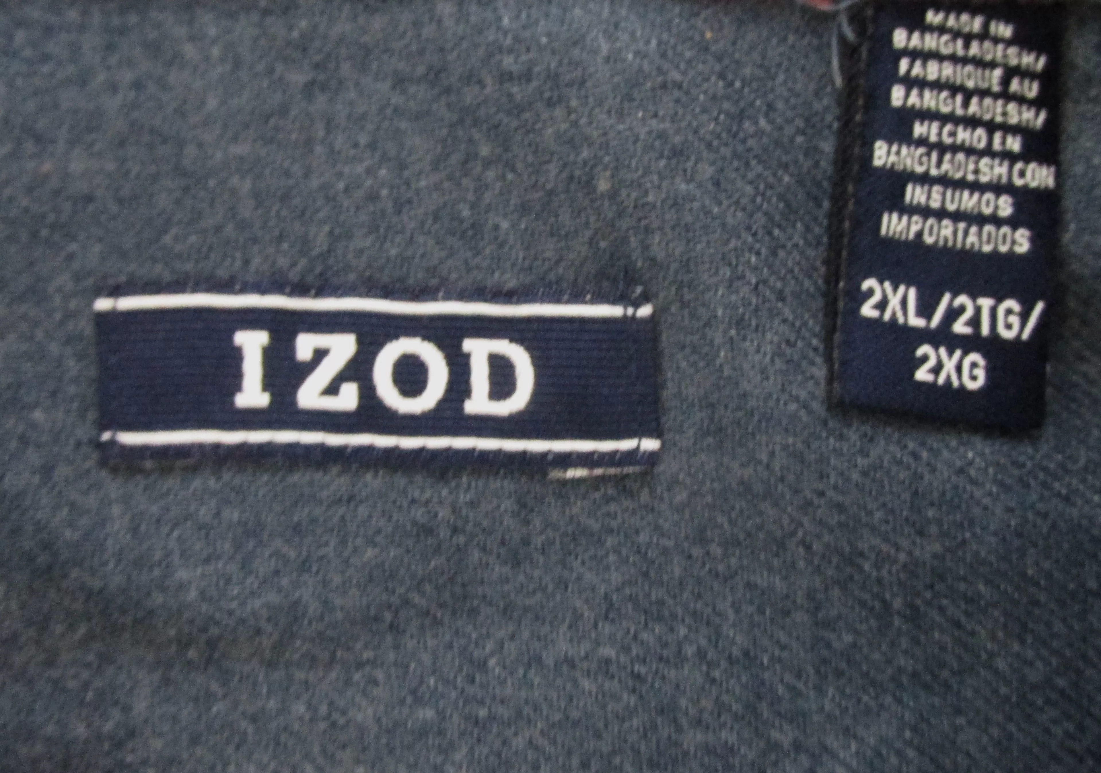 Izod Shirts Button Ups Izod Men's Long Sleeve Cotton Shirt Size 2XL Multi