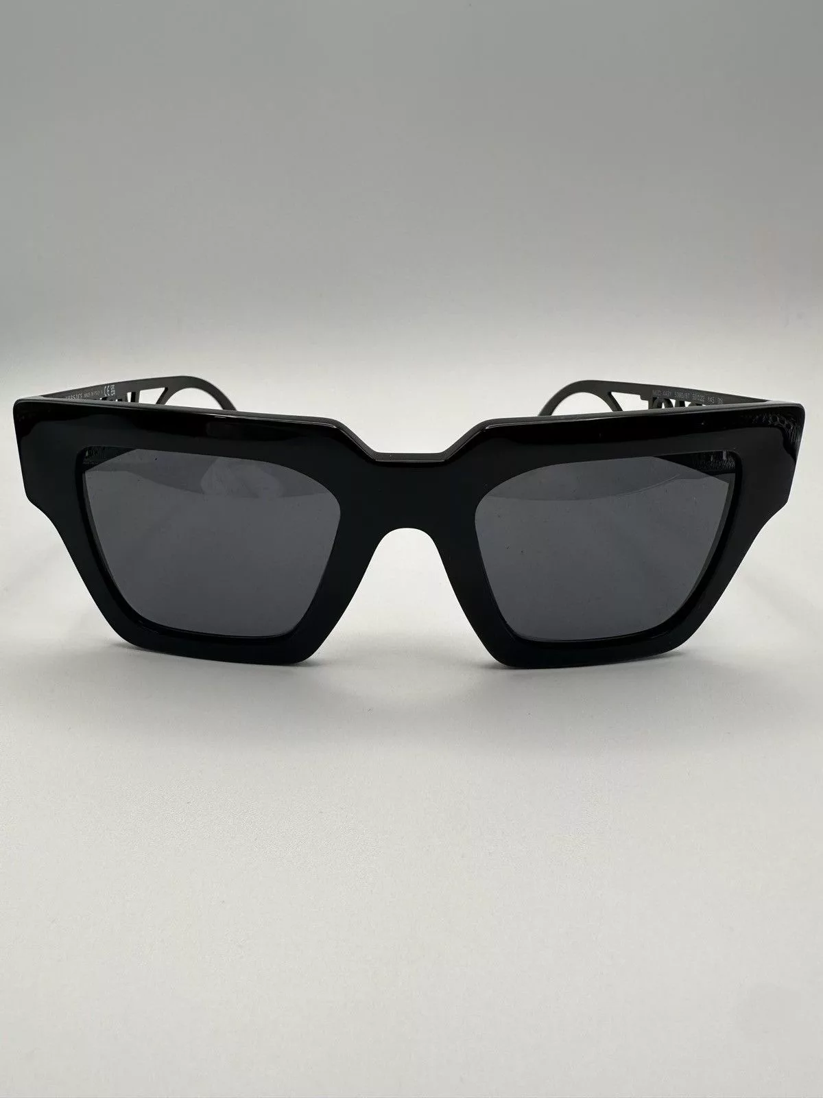 Versace Sunglasses Versace Spell-out Sunglasses Black