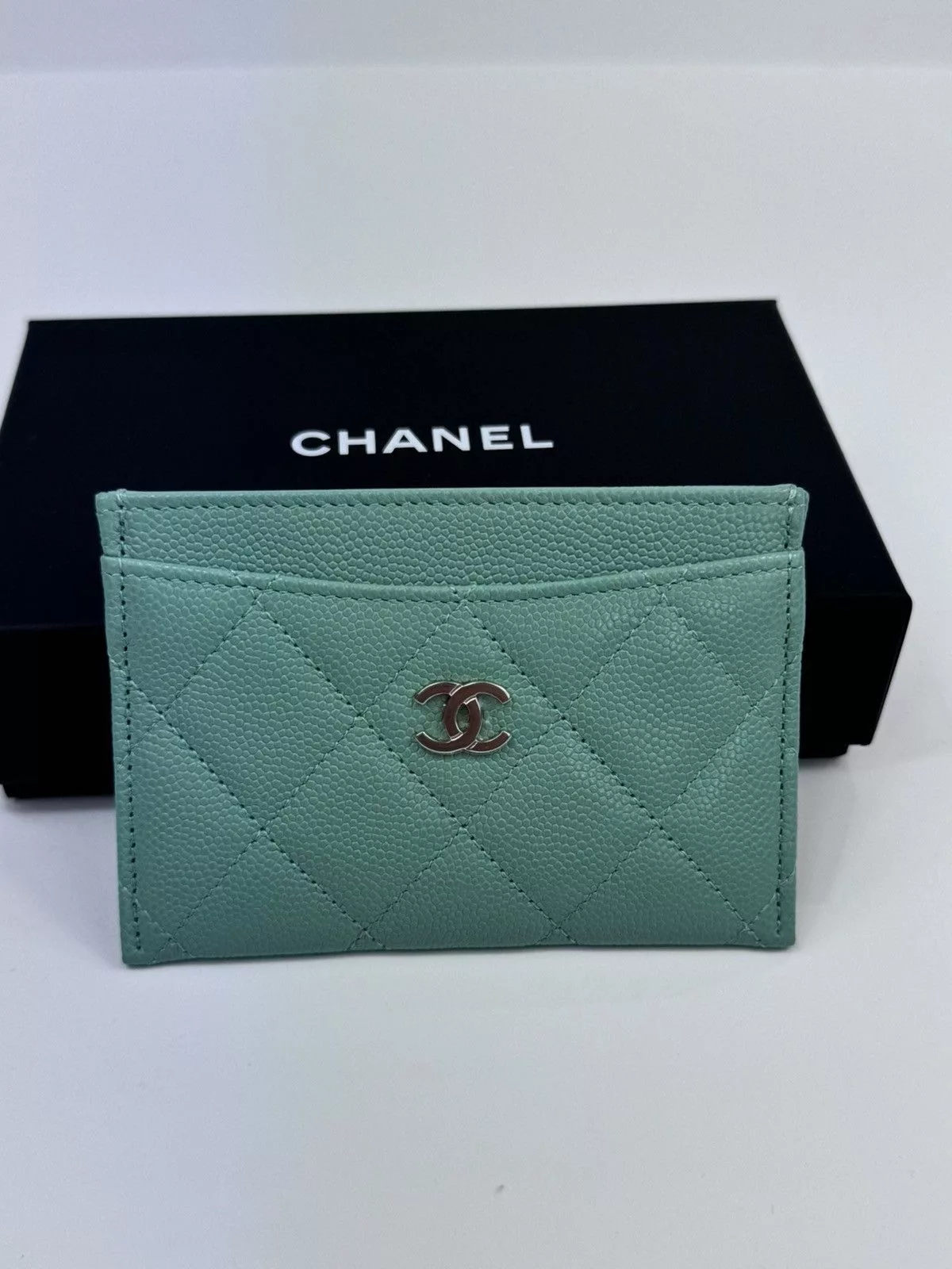 Chanel Wallets CHANEL CARD HOLDER Green