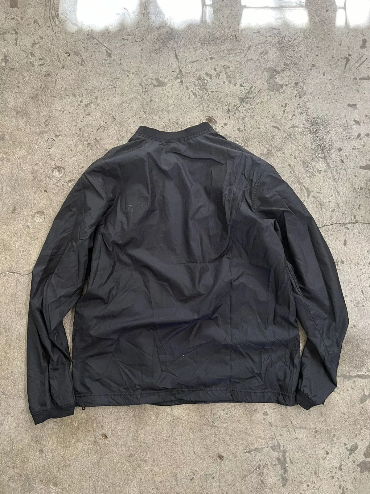 Nike Light Jackets Nike × Vintage Vintage Y2K Nike windbreaker nylon pullover mini swoosh XL Black