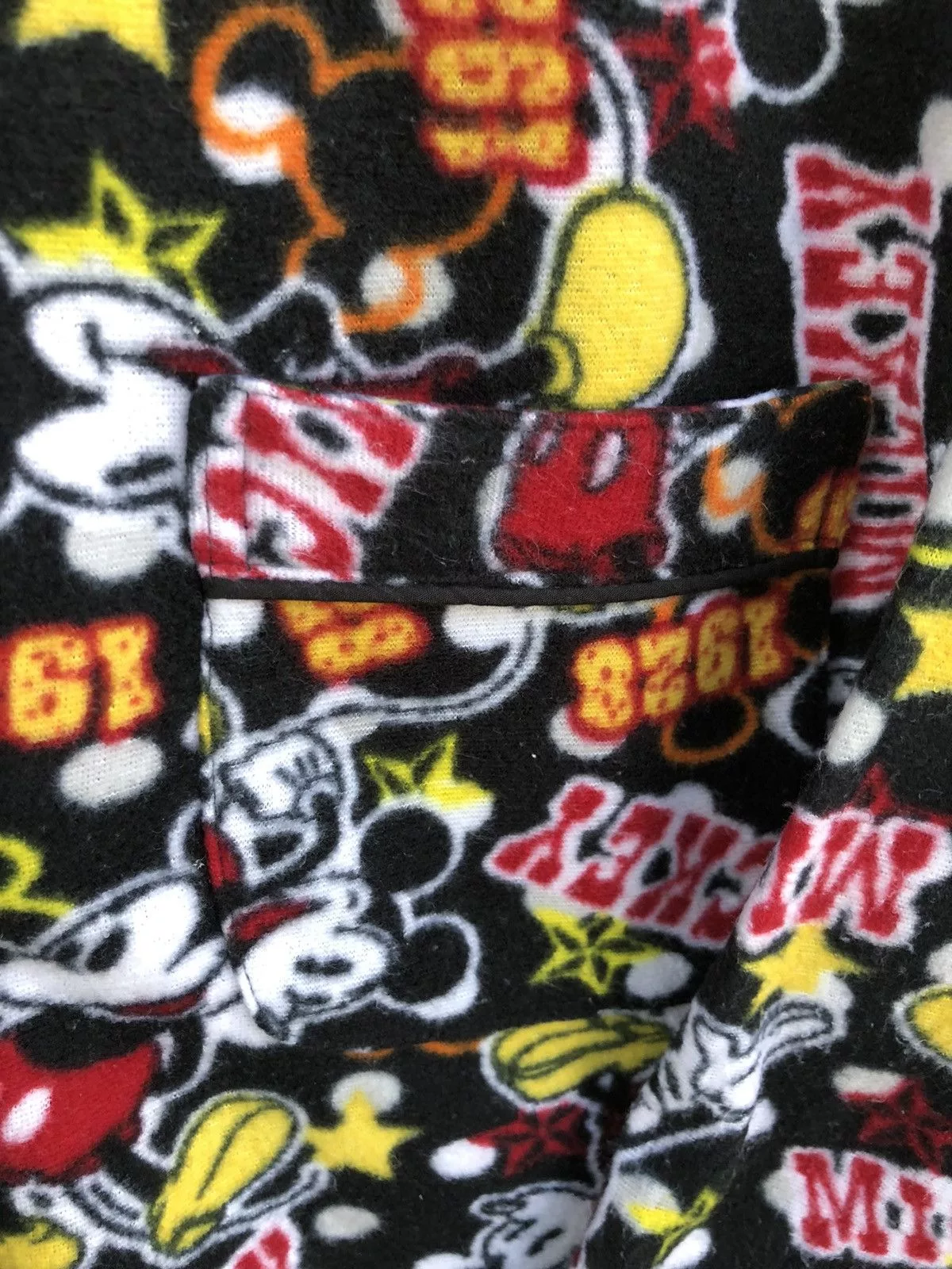 Mickey Mouse Light Jackets Vintage Fullprint Mickey Mouse Fleece Jacket Multi