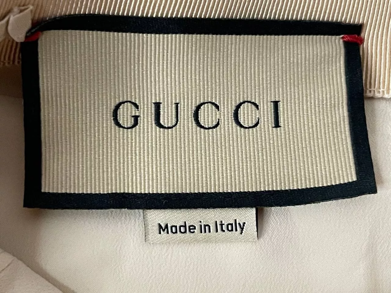 Gucci Pants Gucci INTERLOCKING G PRINT LINEN TROUSERS Multi