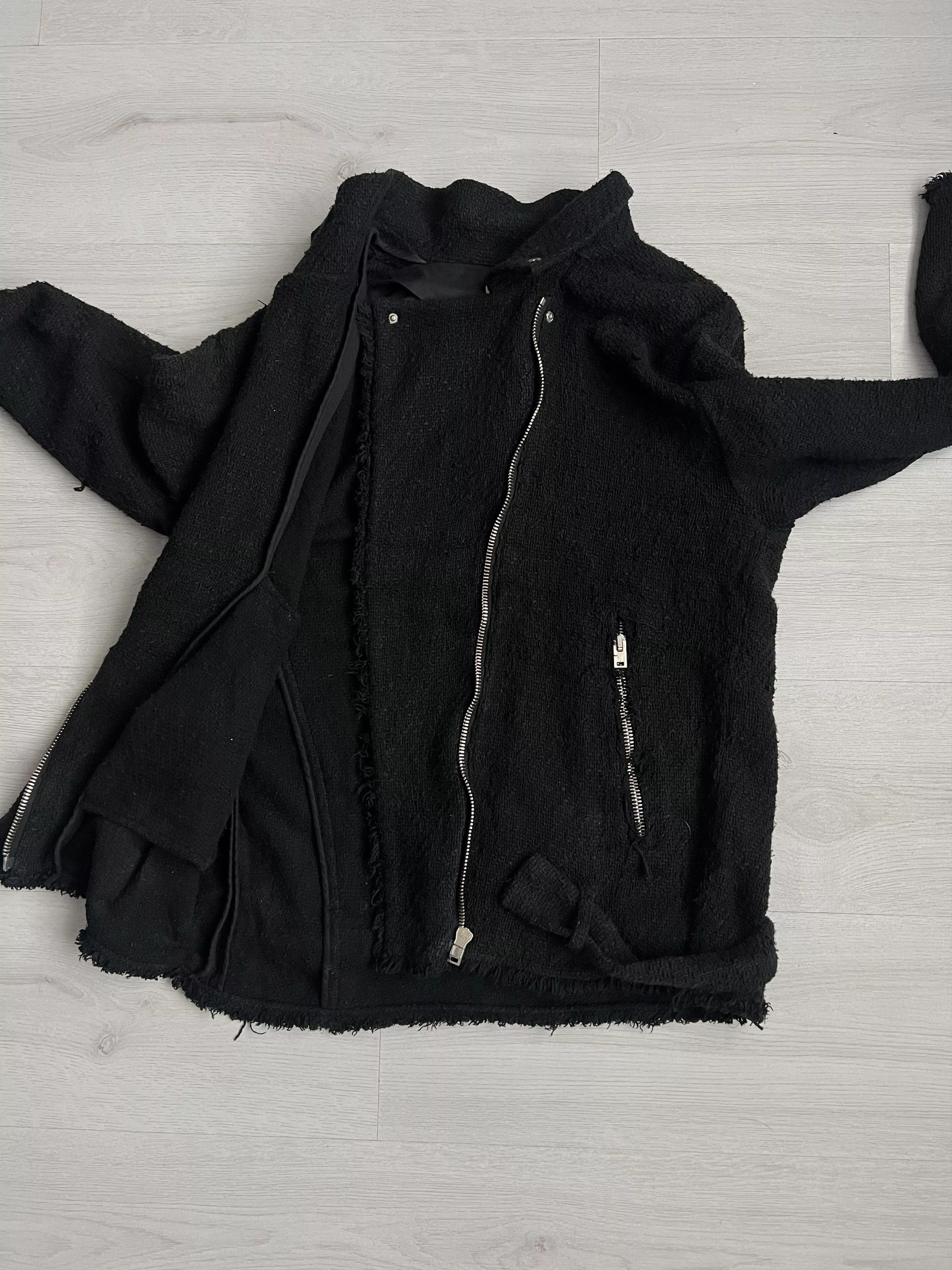 Iro Jackets Iro Jacket Ripped Effect Dorothea Black