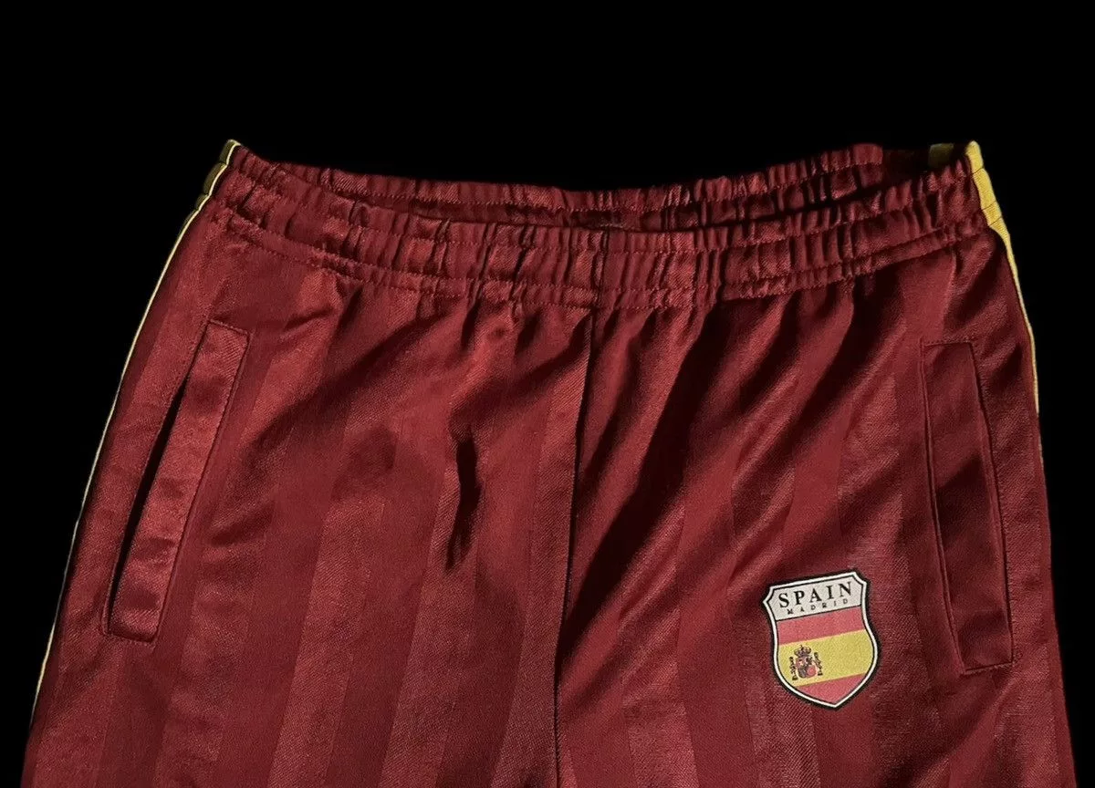 The Unbranded Brand Sweatpants Joggers The Unbranded Brand × Vintage Spain Logo Tracksuit Red Sportswear