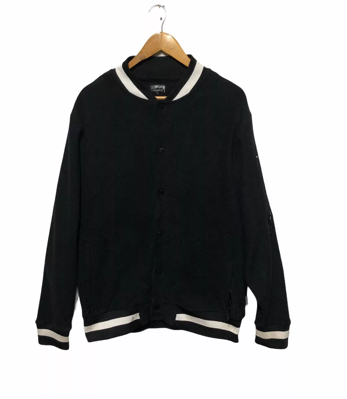 Stussy Sweaters Knitwear Stussy × Vintage Stussy Authentic Sweater Button Black