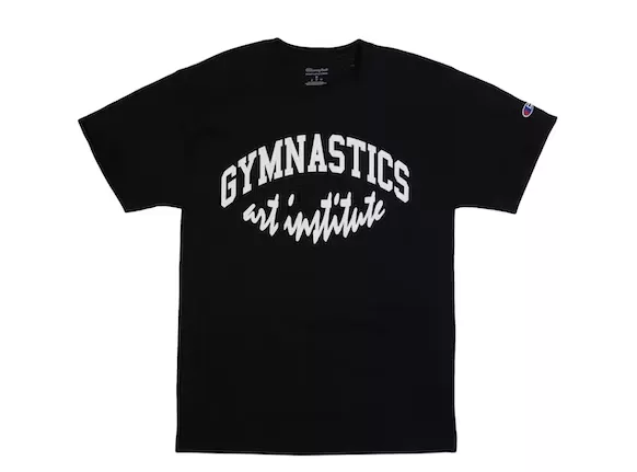 Virgil Abloh Short Sleeve T Shirts Virgil Abloh Brooklyn Museum Gymnastics Art Institute Black