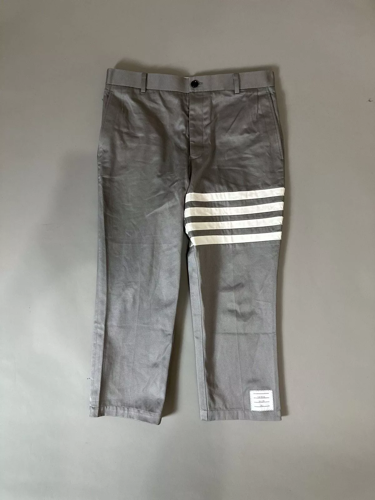 Thom Browne Casual Pants Thom browne 4-bar Silver gray Pants