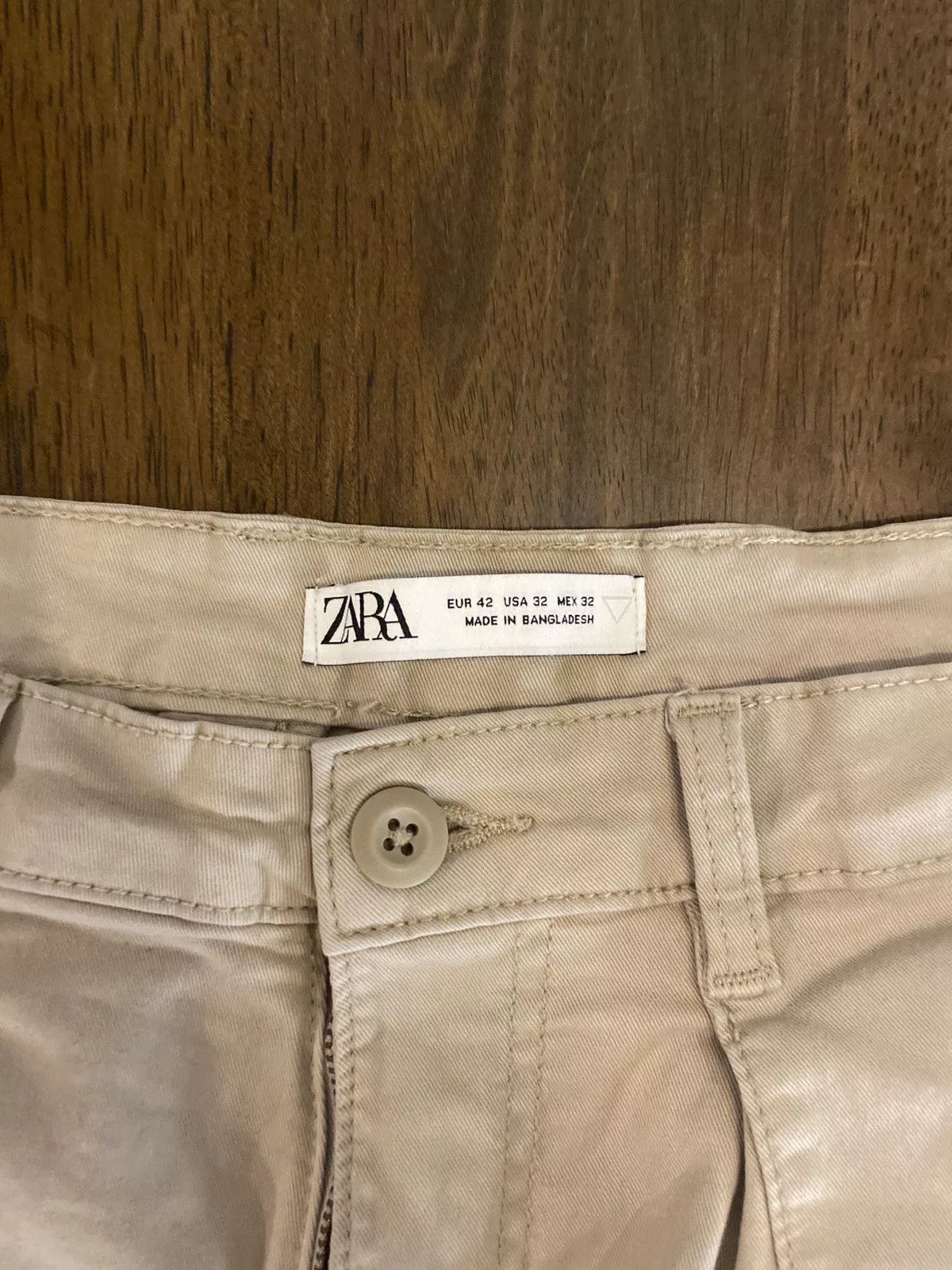Zara Casual Pants Zara Tan Cargo Pants Brown