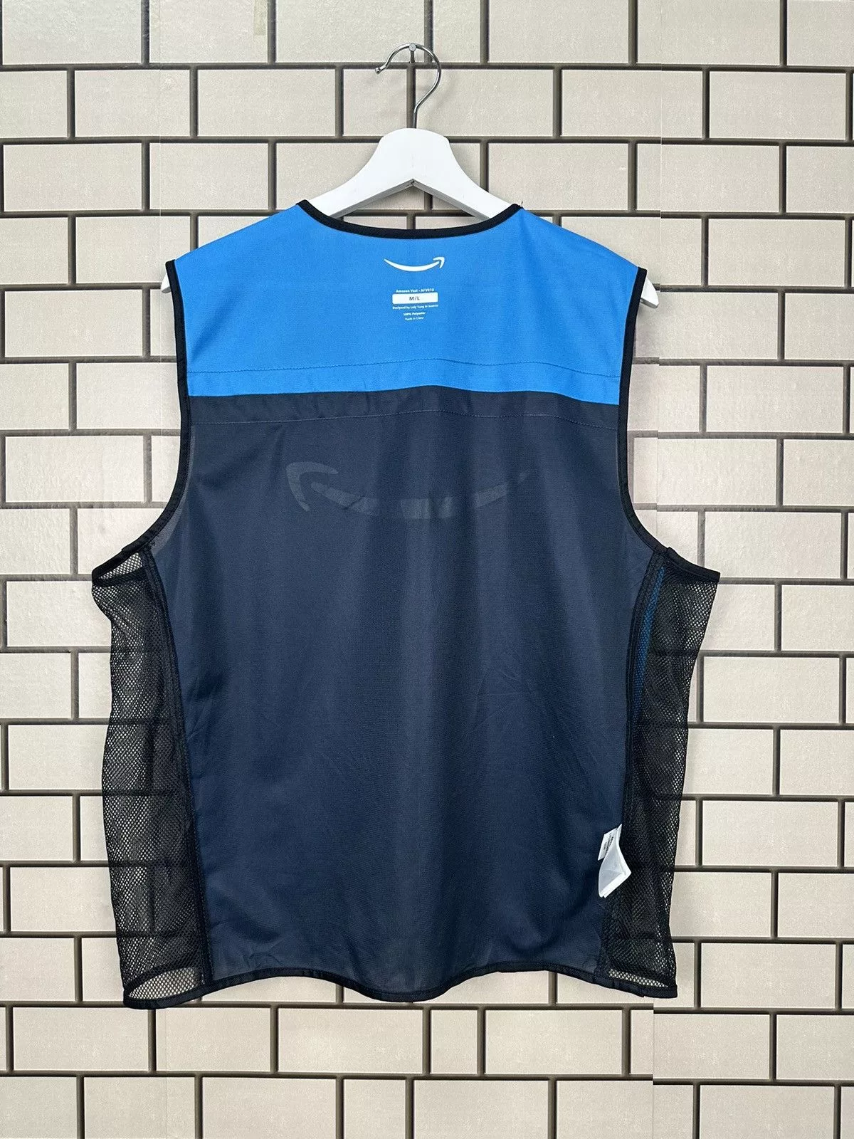 Other Vests Other Amazon Employee Delivery Driver Reflective Work Vest M/L Blue