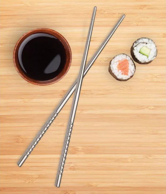 Stainless Steel Chopstick Set of 5