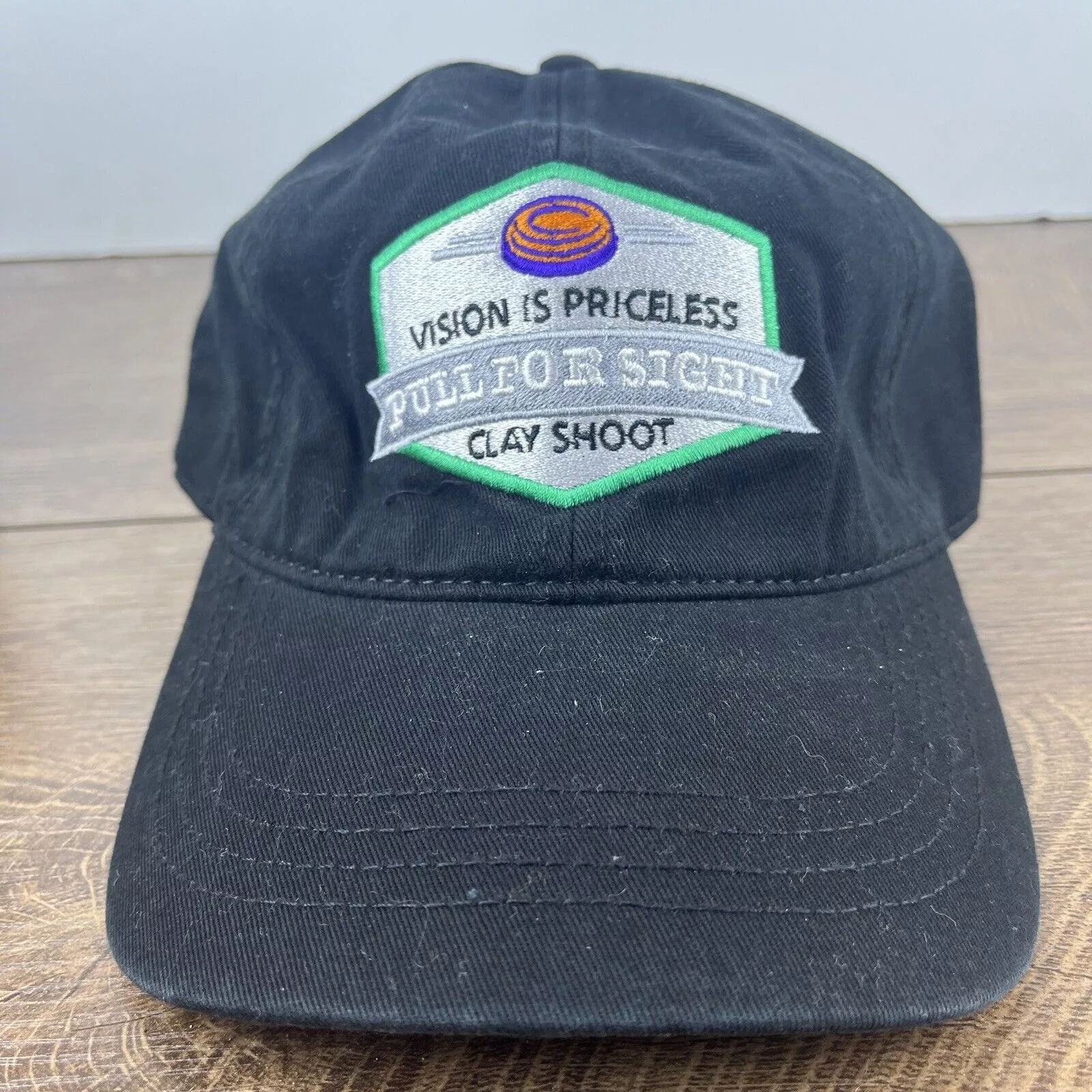 Other Hats Other Pull For Sight Clay Shoot Hat Black Hat Adjustable Adult Siz
