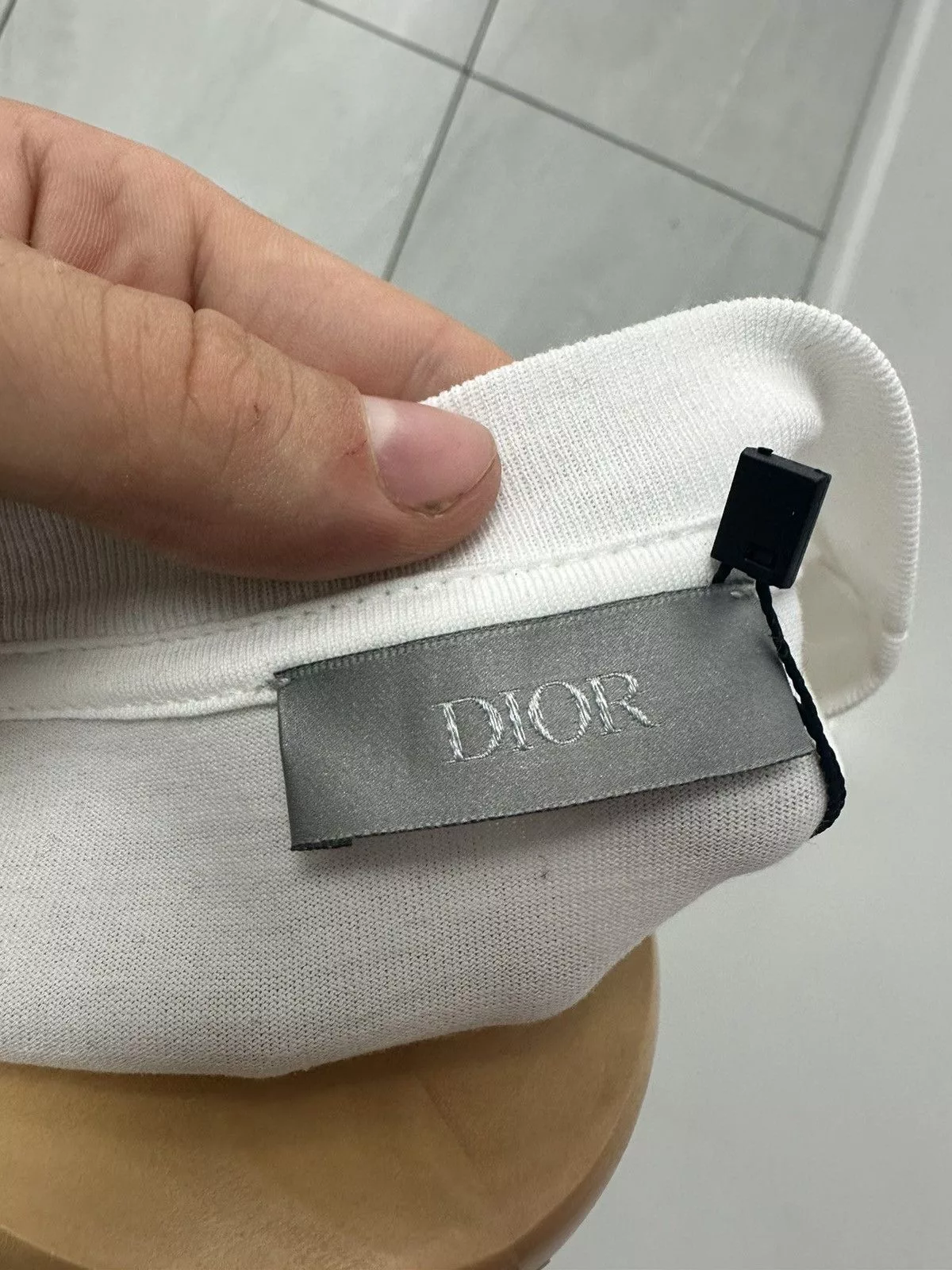 Dior Short Sleeve T Shirts Dior White Frilly T Shirt