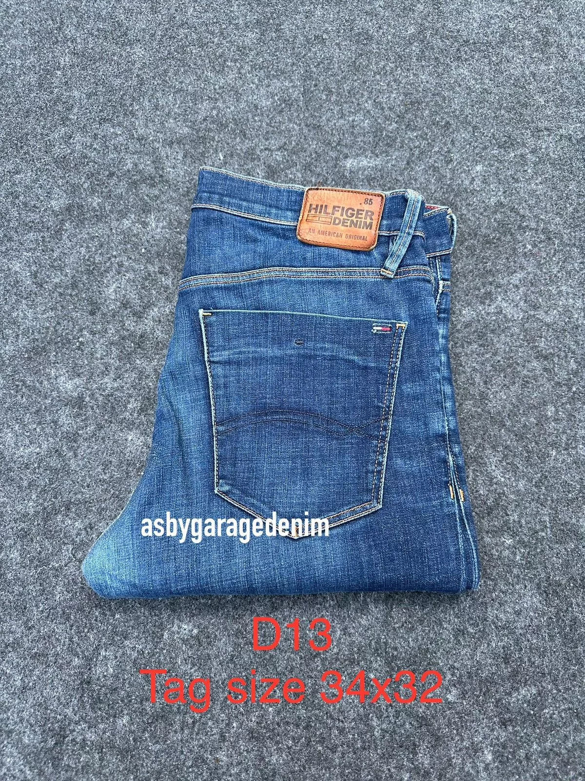 Tommy Hilfiger Denim Tommy Hilfiger Scanton Stretchable Denim Size 34 D13 Blue Streetwear