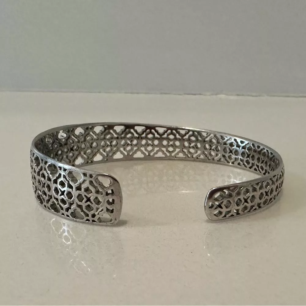 Kendra Scott Bracelets Kendra Scott Uma Silver Filigree Cuff Bracelet