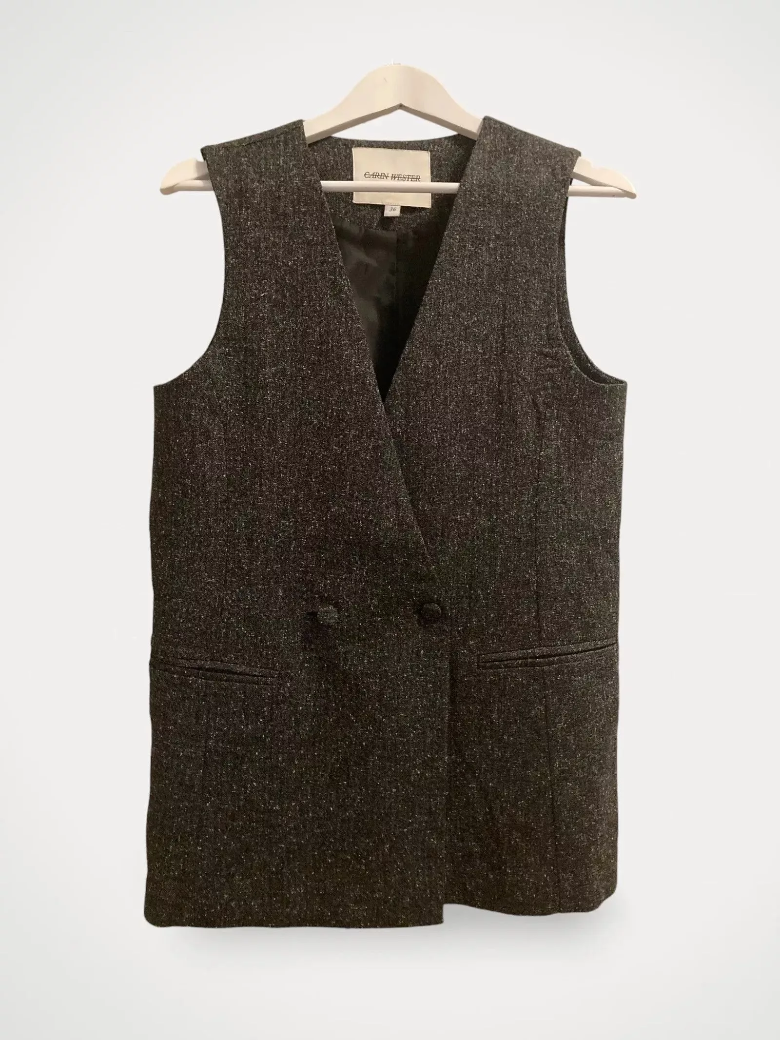 Carin Wester Vests Carin Wester Vest Gray
