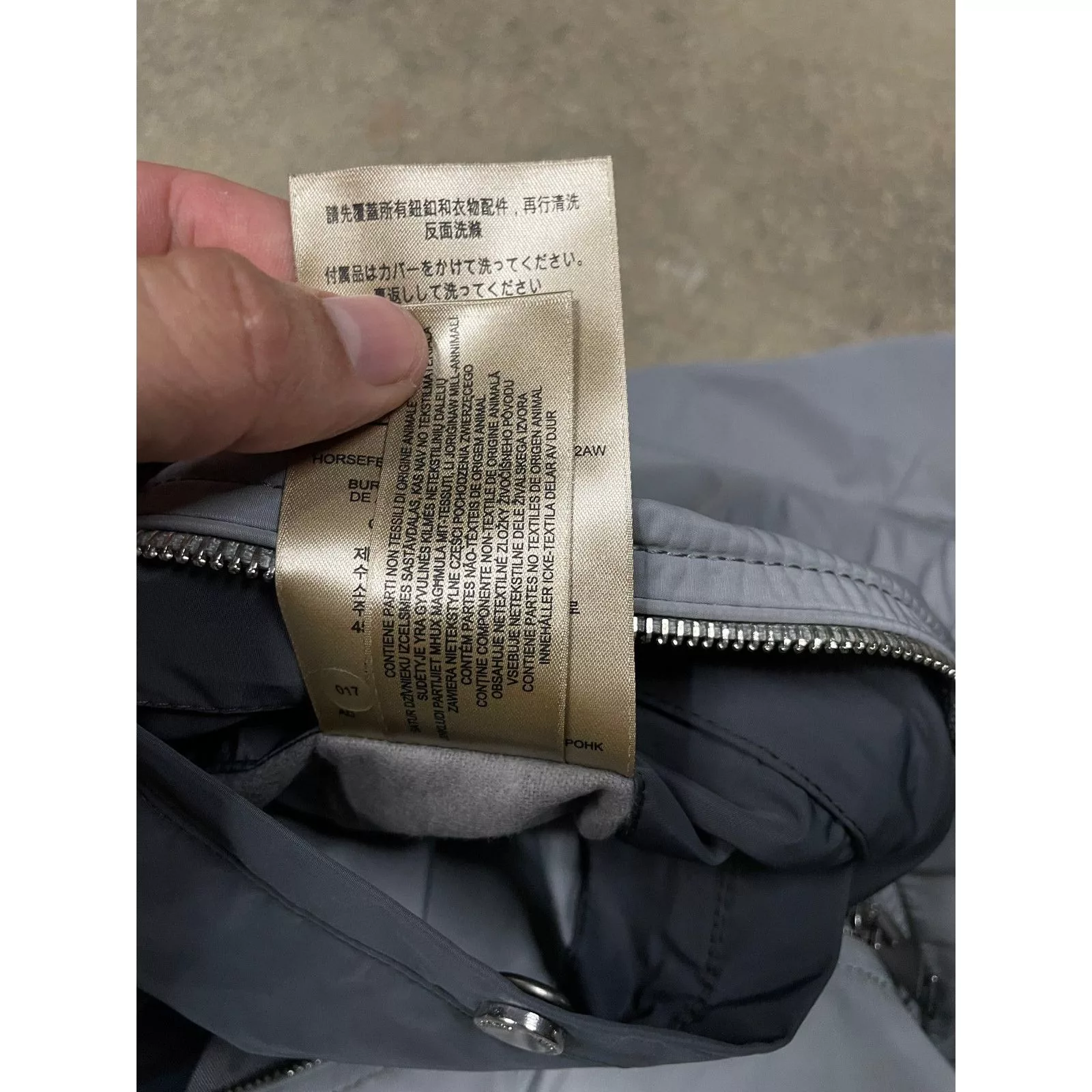 Burberry Light Jackets Burberry Windbreaker Grey 52 Used Gray