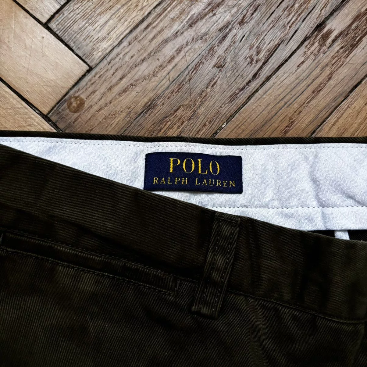 Polo Ralph Lauren Casual Pants Polo Ralph Lauren × Ralph Lauren Blue Label × Vintage Vintage Polo Ralph Lauren Chino Casual Pants Size 34/32 Green