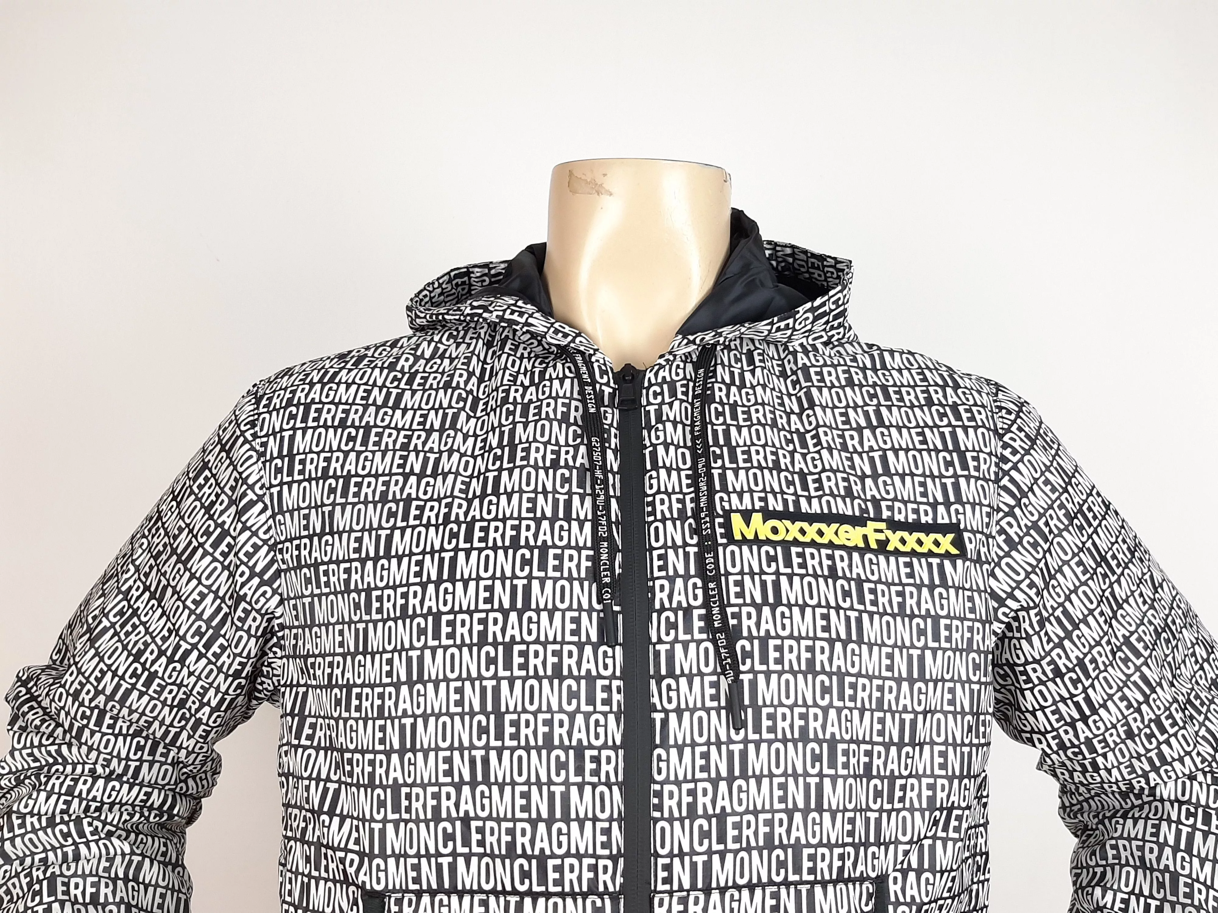 Fragment Design Light Jackets Fragment Design × Moncler Moncler x Fragment Rap Jacket Multicolor Men's Size 2