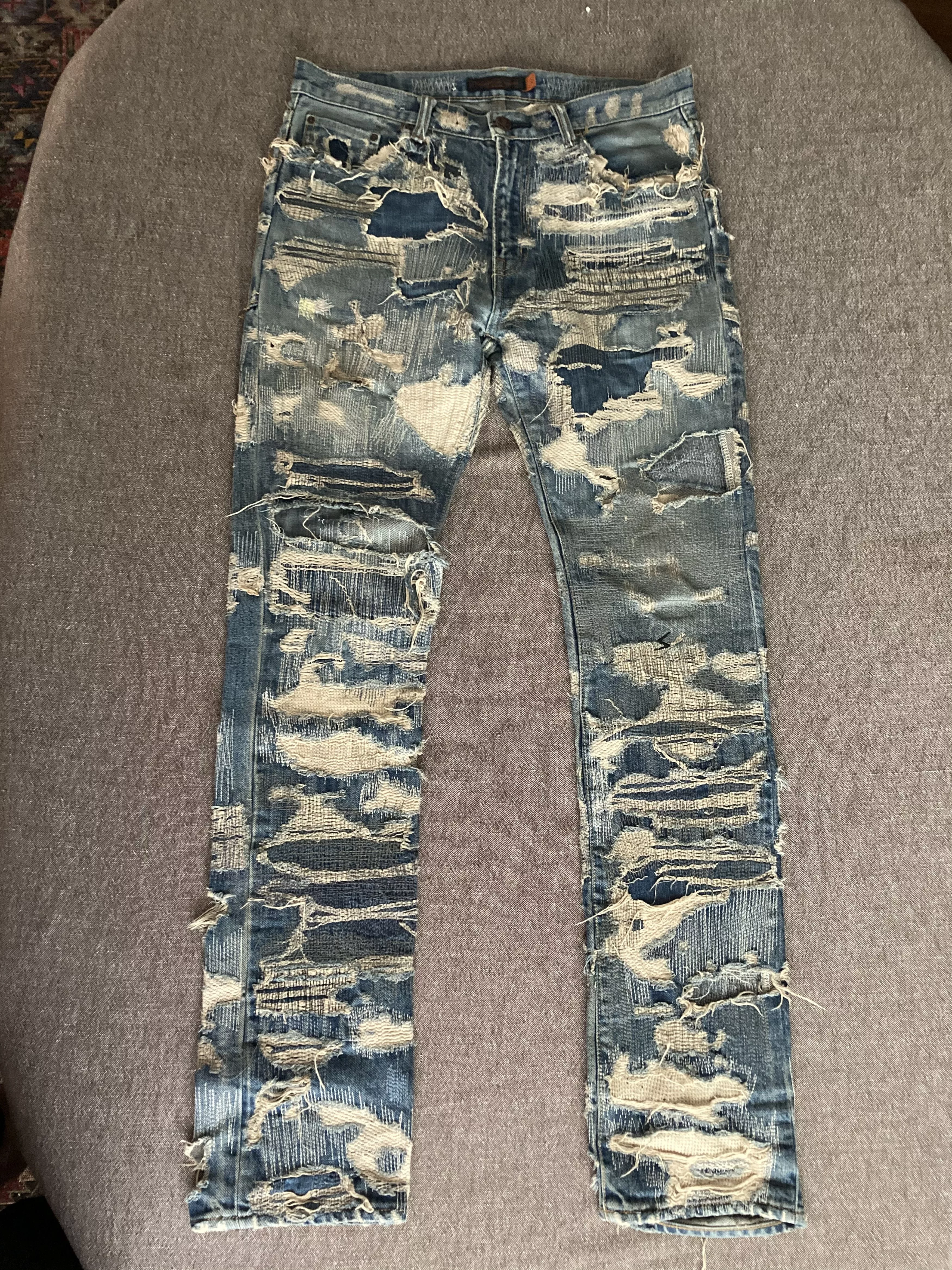 Undercover Denim Undercover 85 Jeans Blue + Black