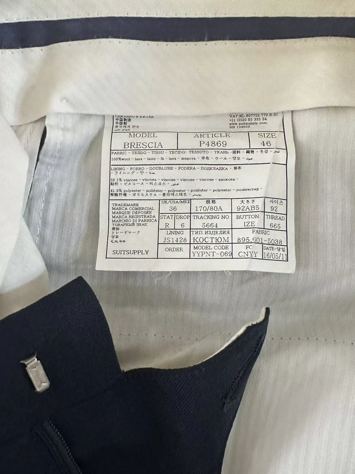 Suitsupply Suits Suitsupply Navy Suit Men Blue