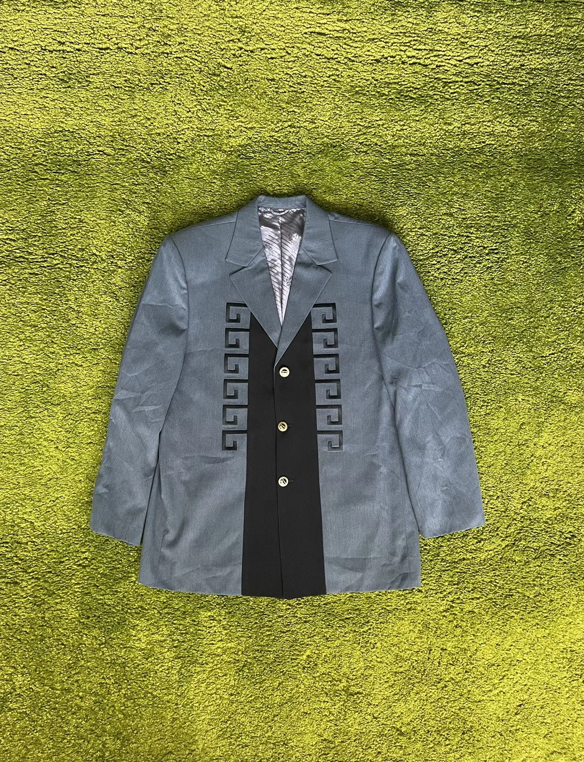 Versace Blazers Versace V2 by Gianni Versace 90s archive iconic blazer Gray Vintage