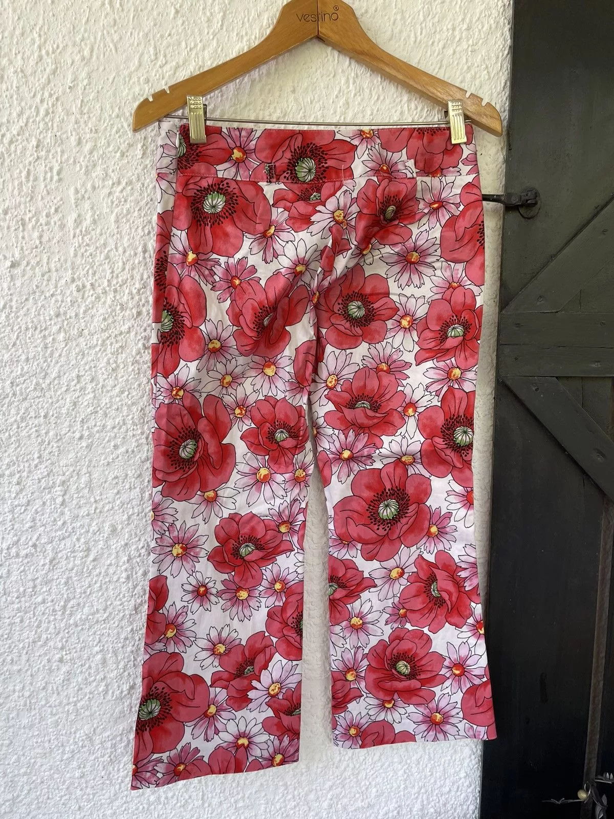 Vintage Pants Vintage Y2k capri Red