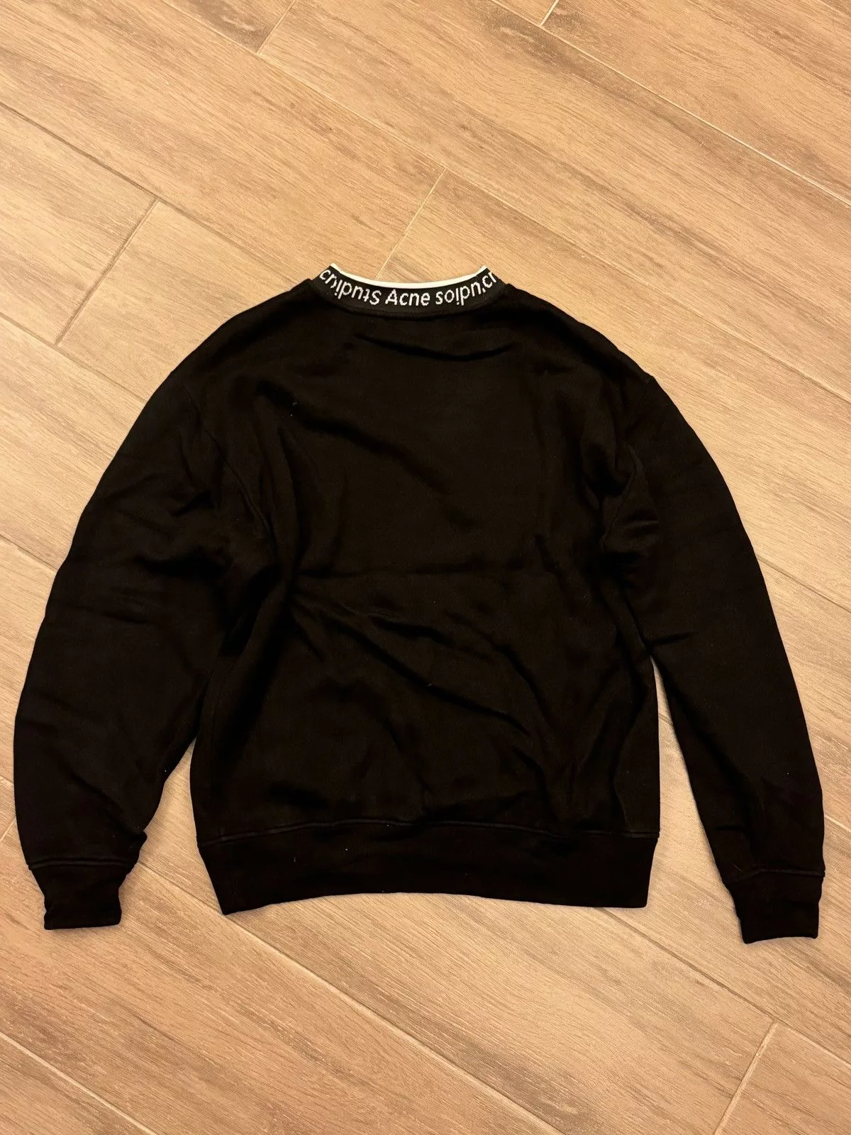 Acne Studios Sweatshirts Hoodies Acne Studios Black Crewneck