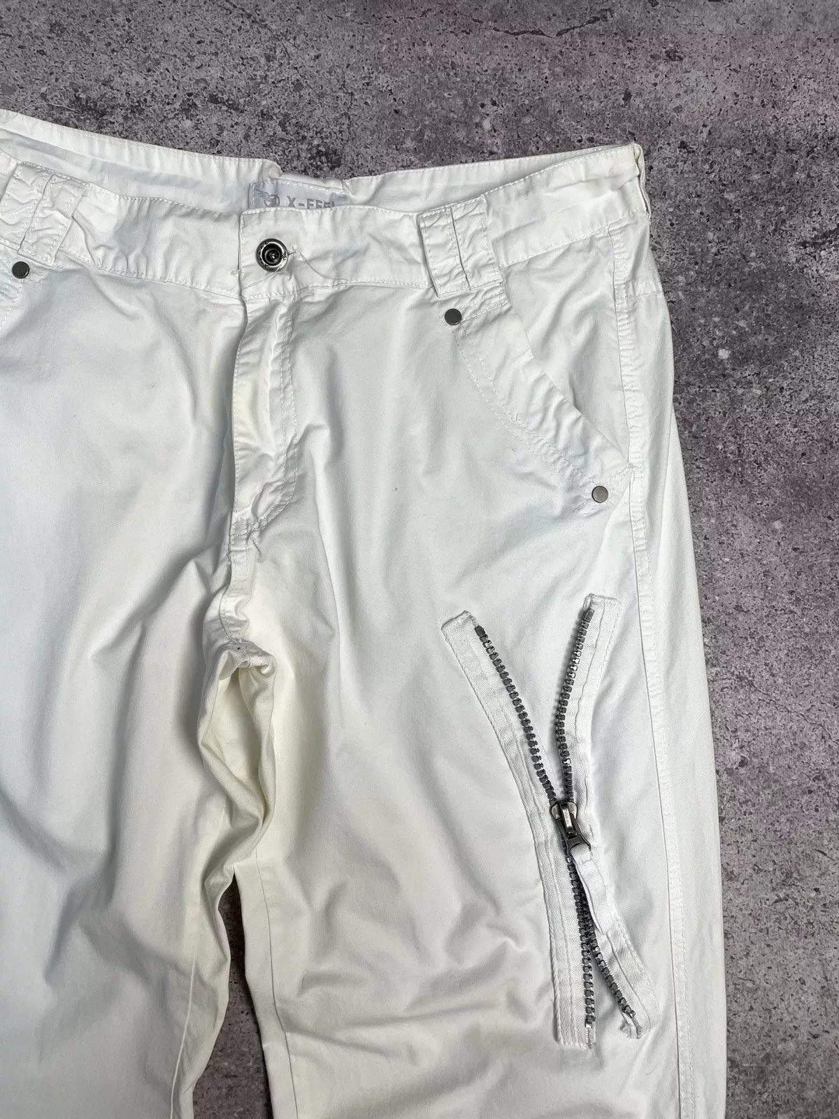 G-Star Casual Pants G-Star × Japanese Brand × Vintage Vintage Junya Watanabe Balenciaga Style Bondage Cargo Pants White