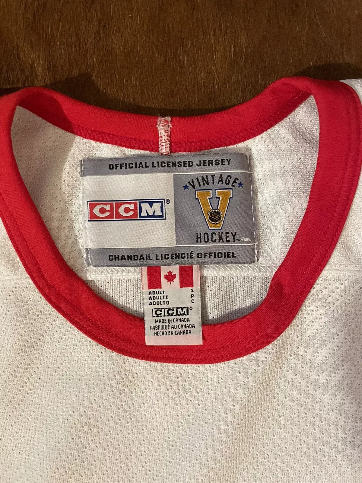 Ccm Jerseys Montreal Canadiens CCM Authentic Throwback Hockey Jersey White